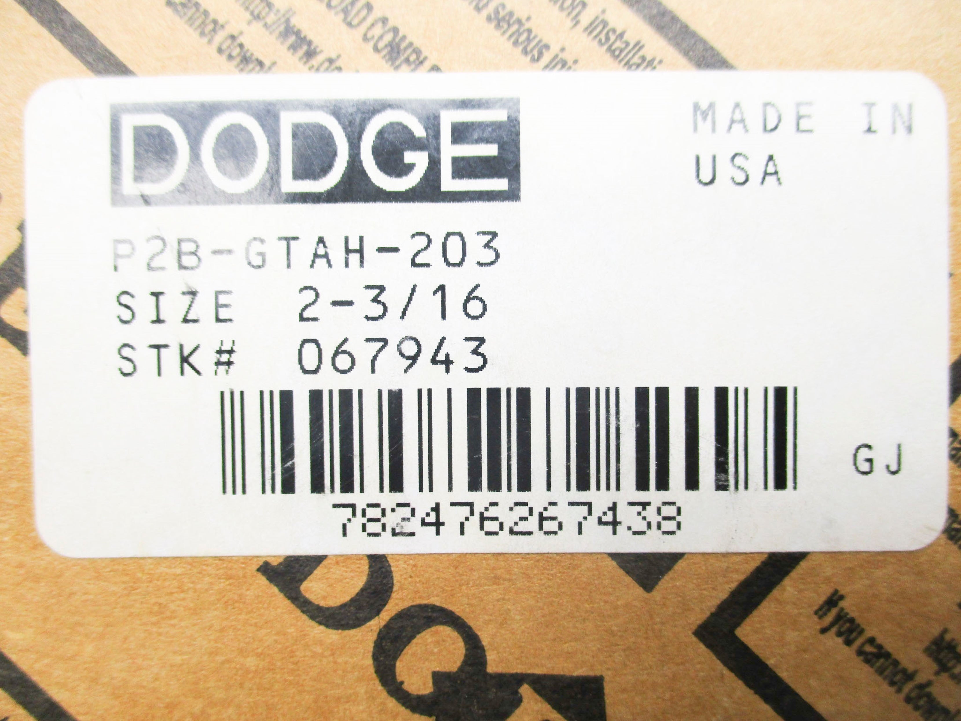 DODGE P2B-GTAH-203 NSFS