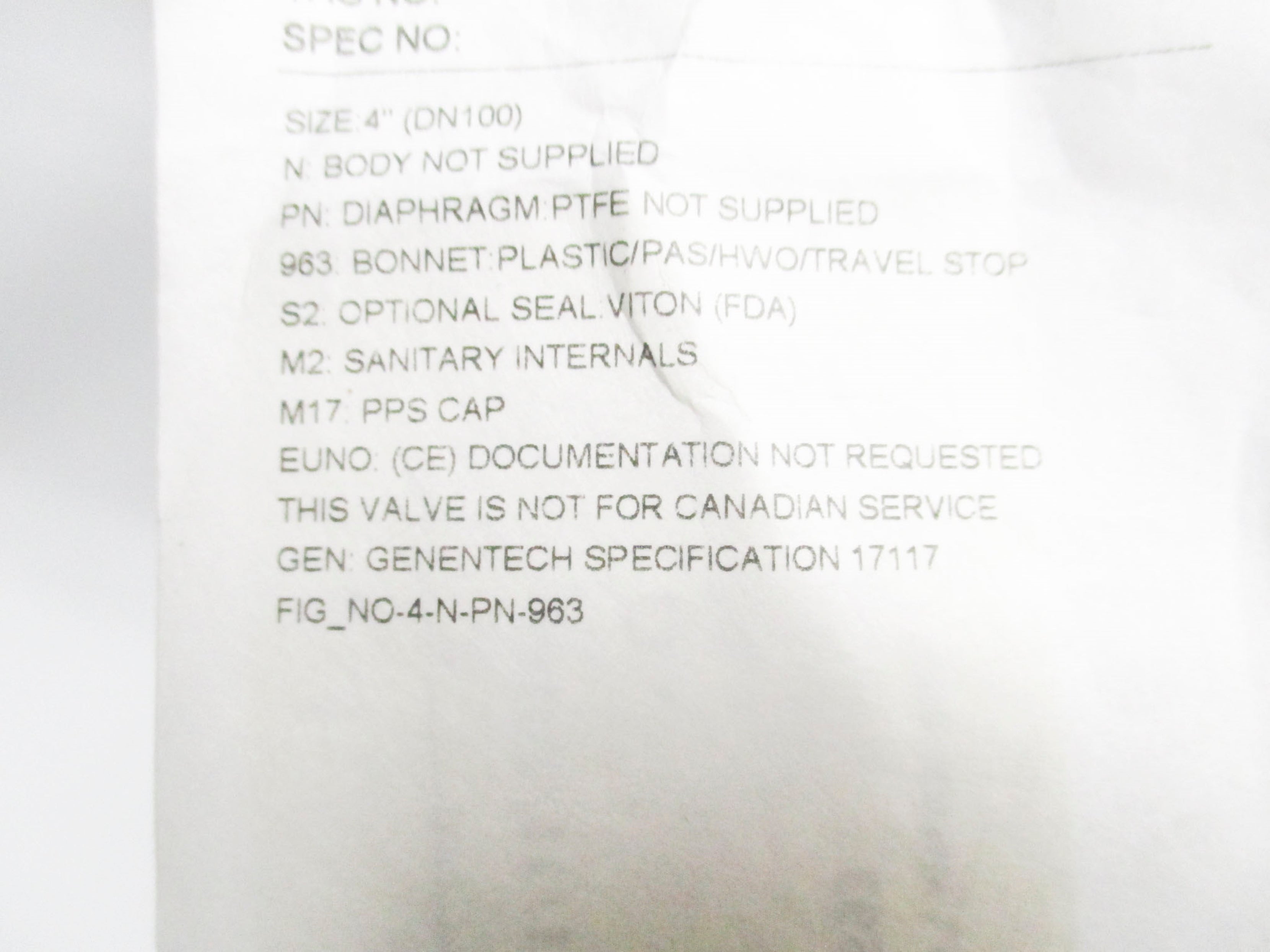 ITT NO-4-N-PN-963 NSNP