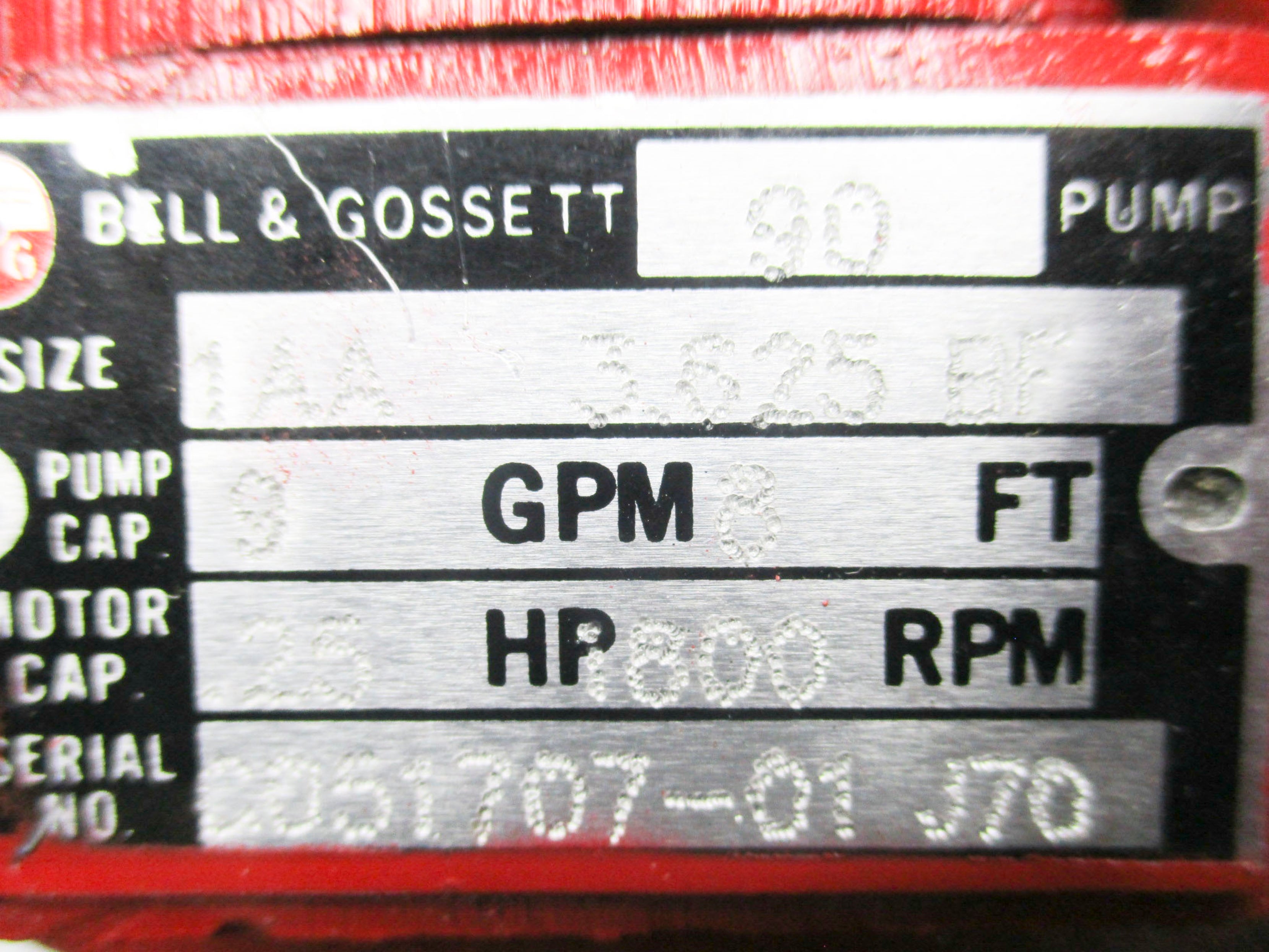 BELL & GOSSETT 90 M99063 115/230V NSNP