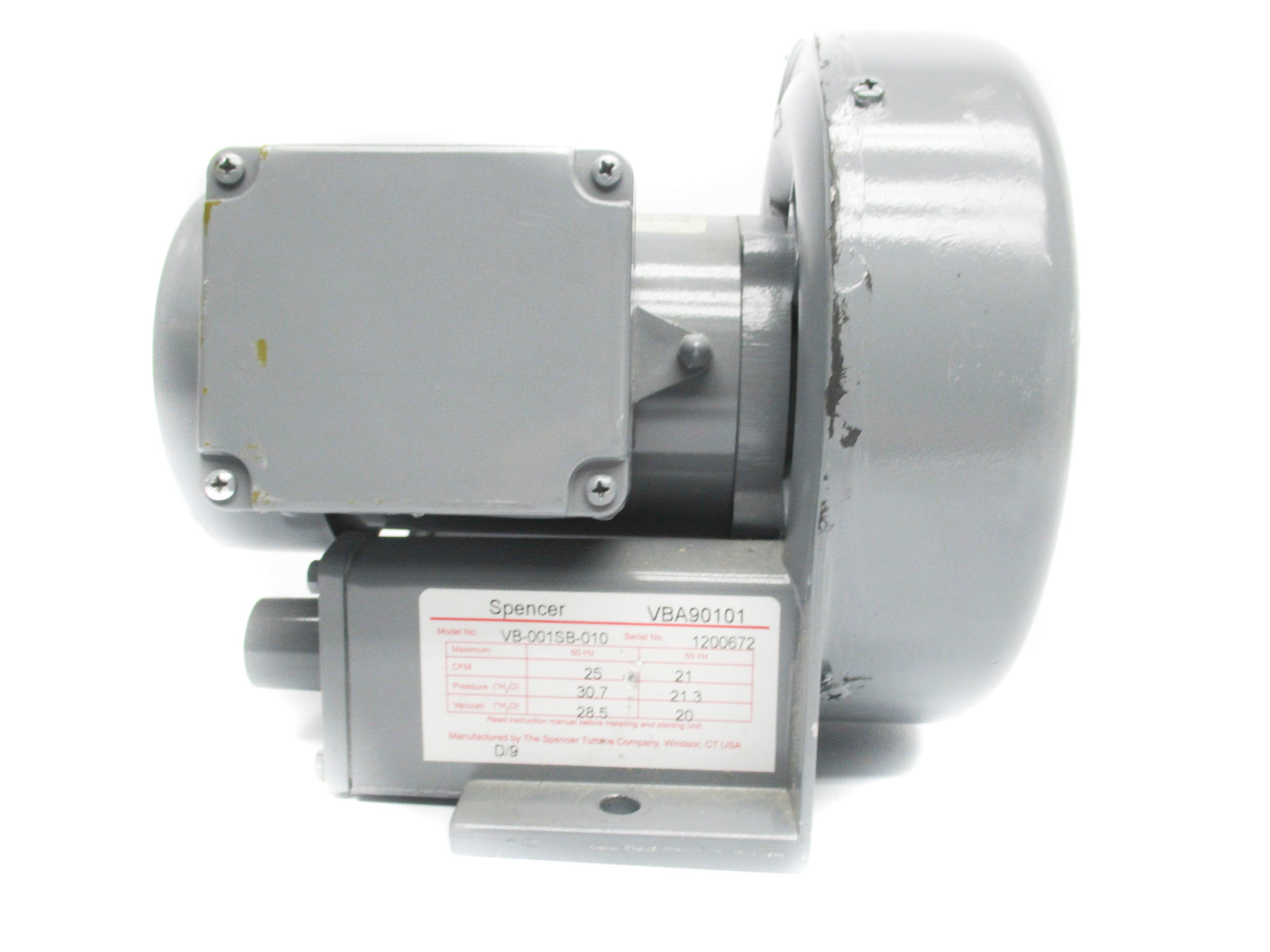 SPENCER VB-001SB-010 UNMP