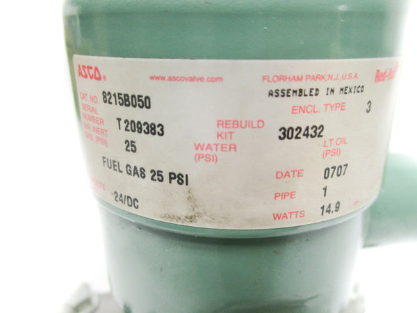 ASCO 8215B050 24VDC 25PSI NSNP