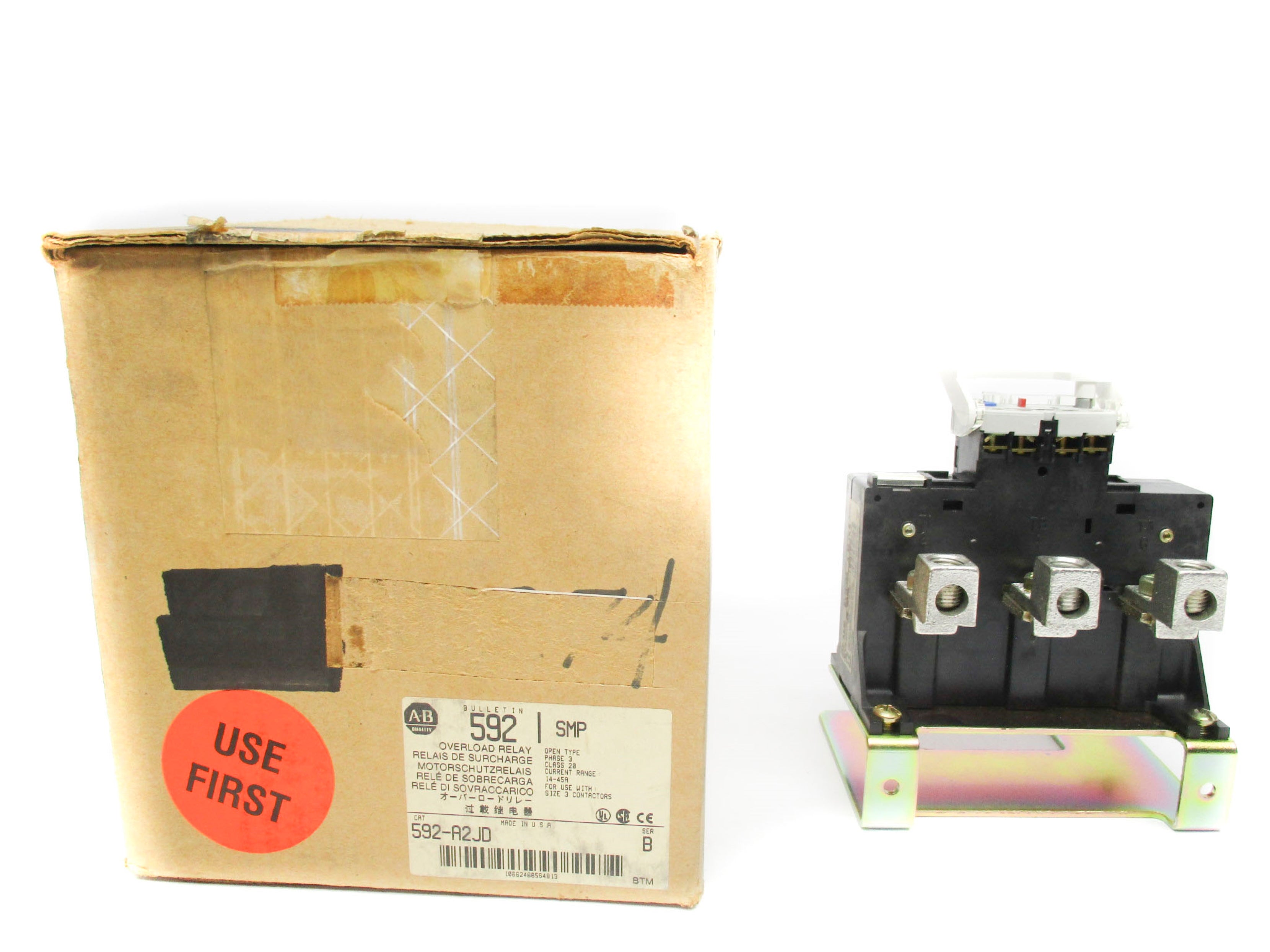 ALLEN BRADLEY 592-A2JD 14-45A SER. B NSMP