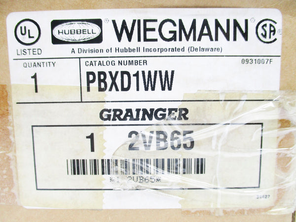 HUBBELL PBXD1WW NSMP