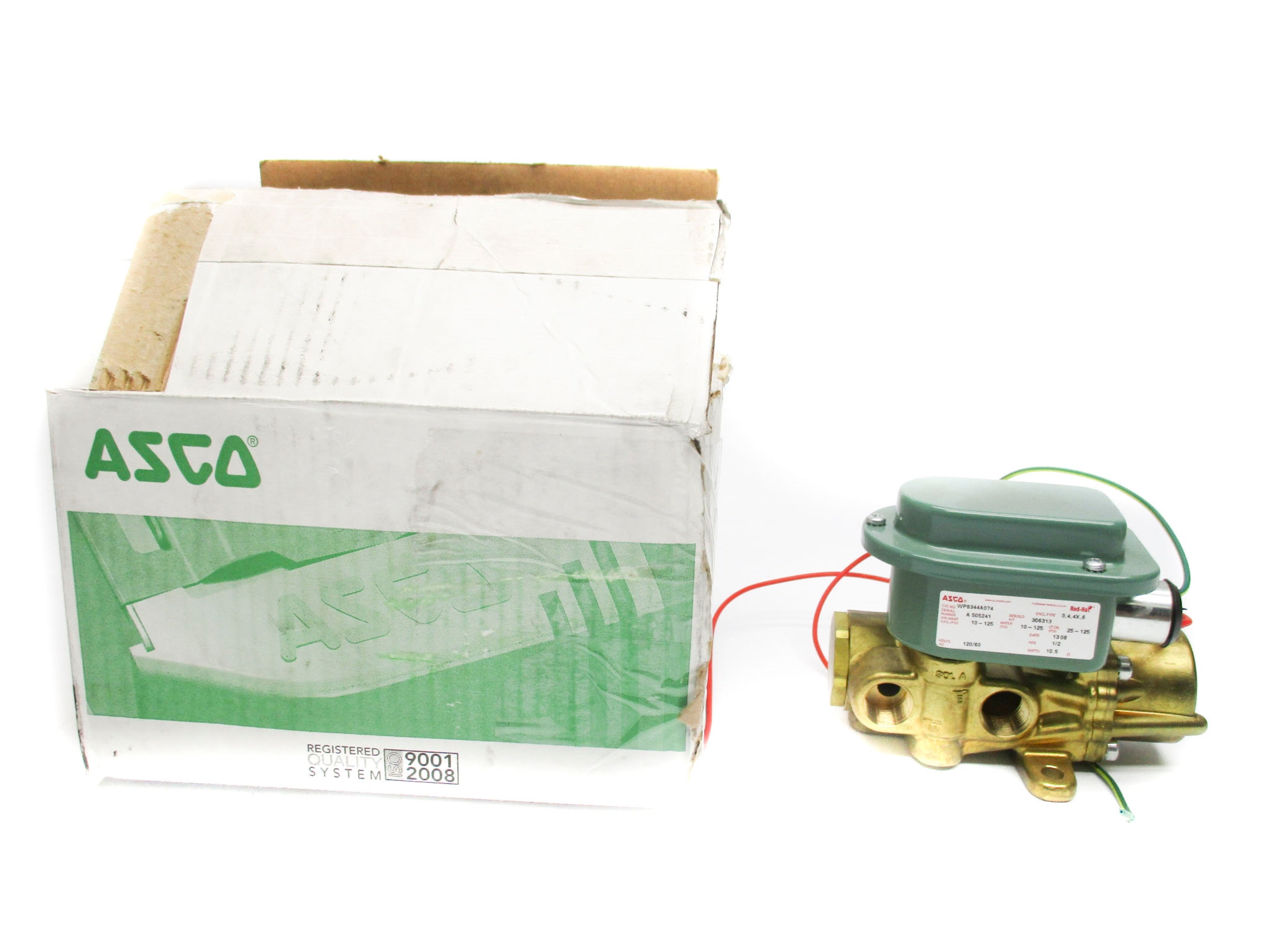 ASCO WP8344A074 (AS PICTURED) 120V 10-125PSI NSMP