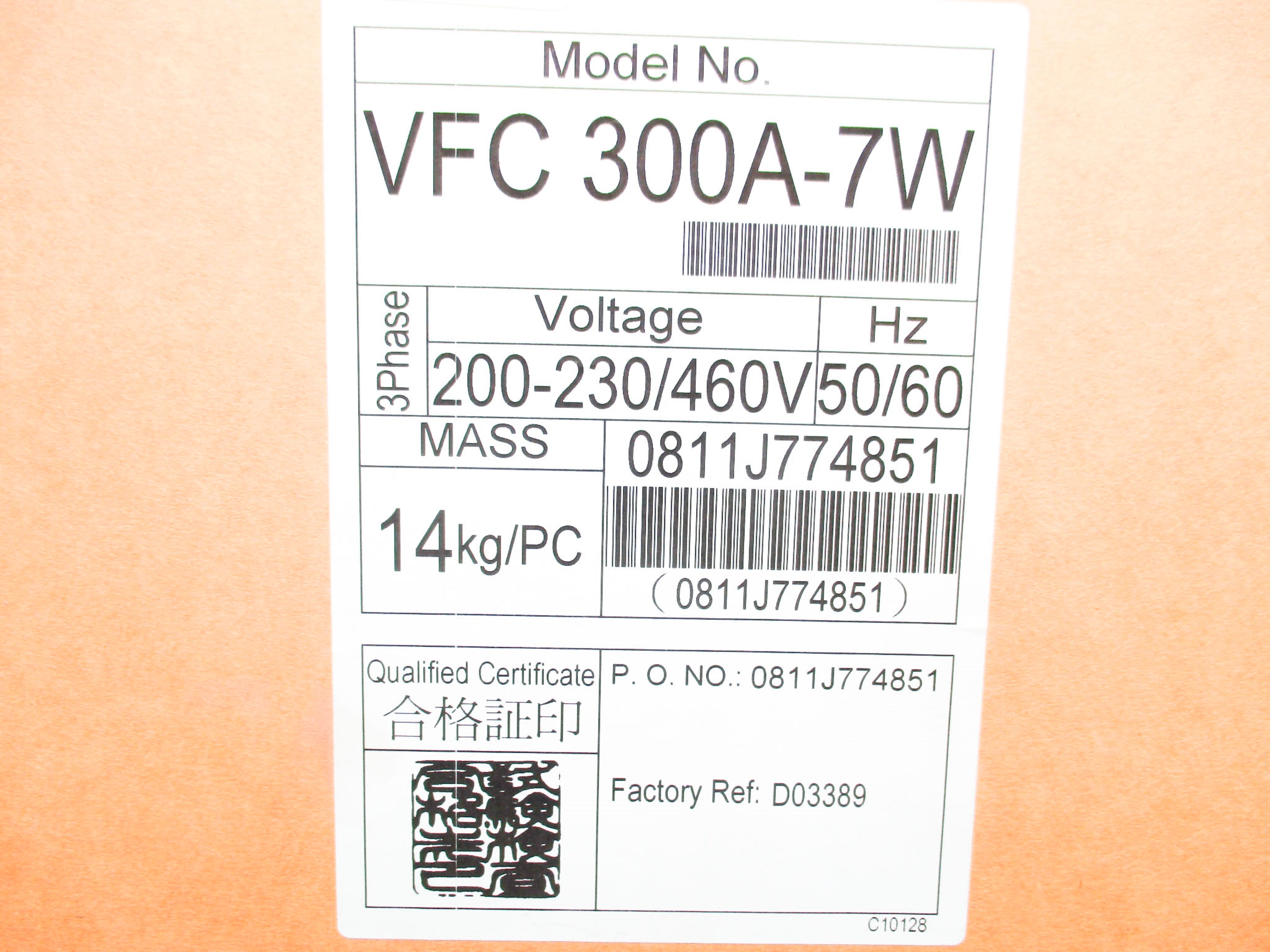 FUJI ELECTRIC VFC300A-7W NSMP