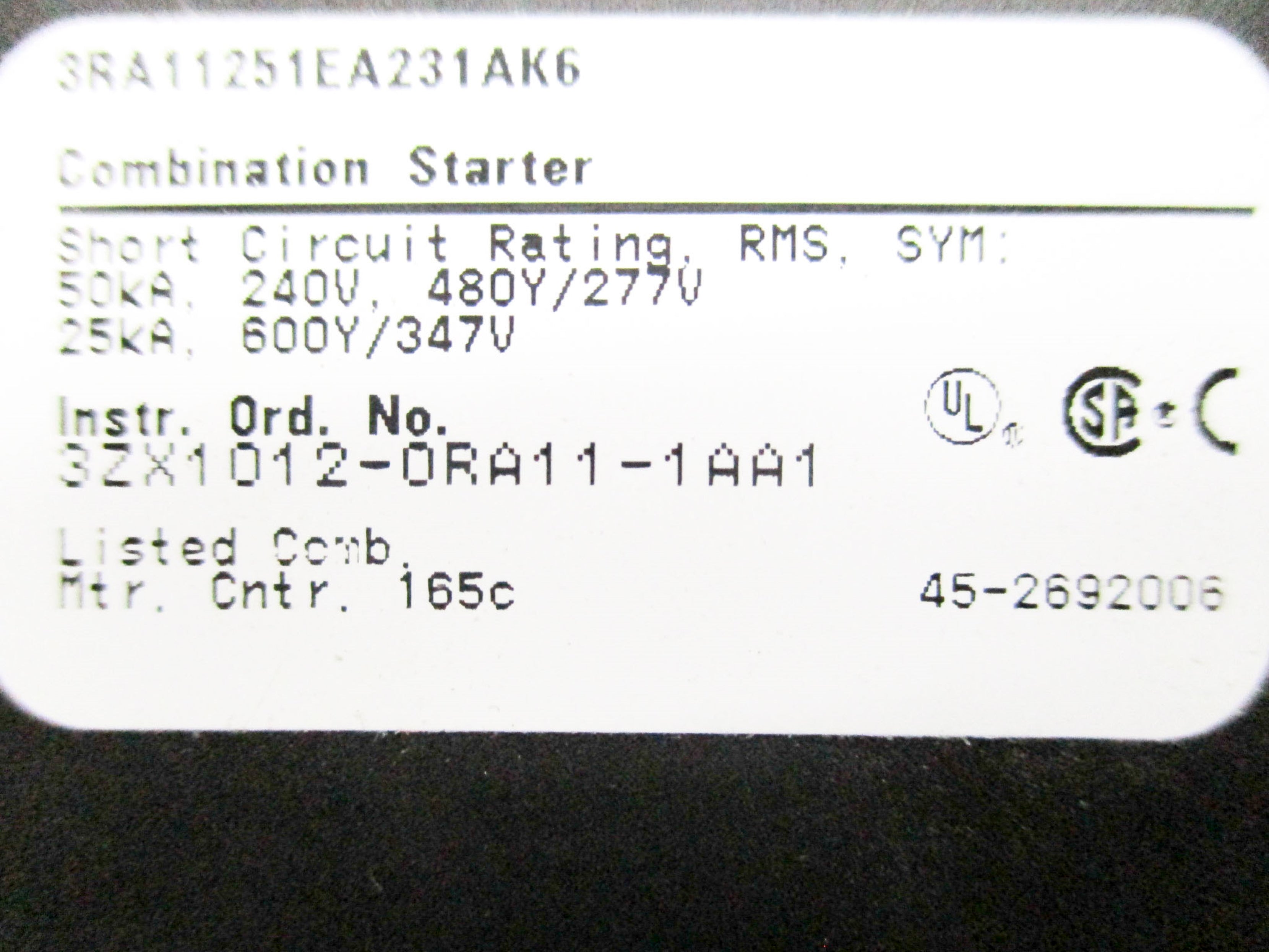 SIEMENS 3RA1125-1EA23-1AK6 NSMP