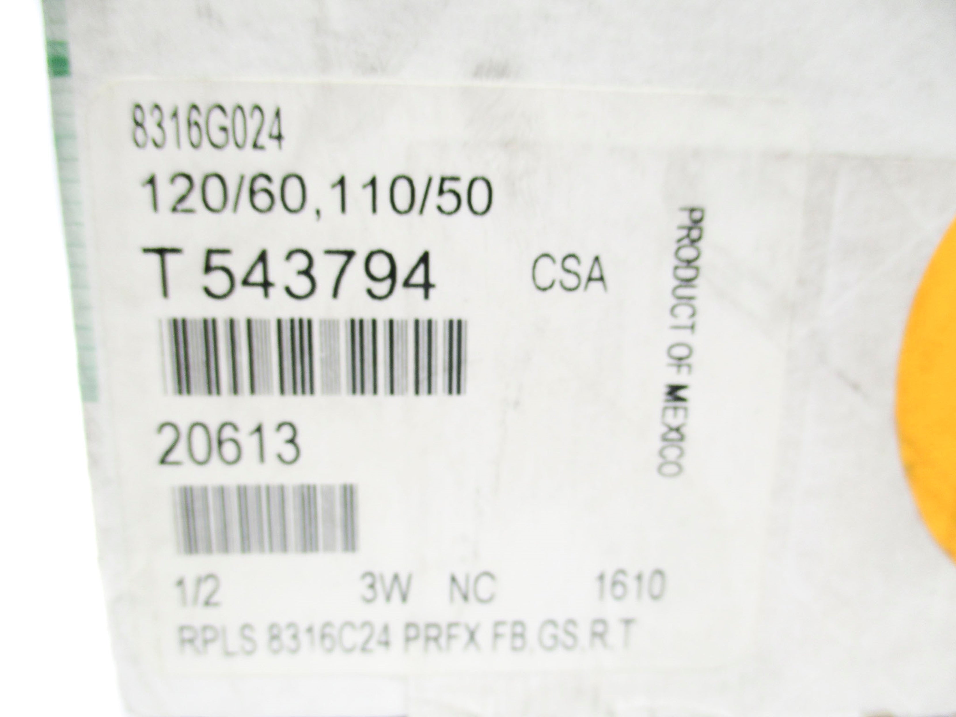 ASCO 8316G024 110/120V 1/2" NSFS