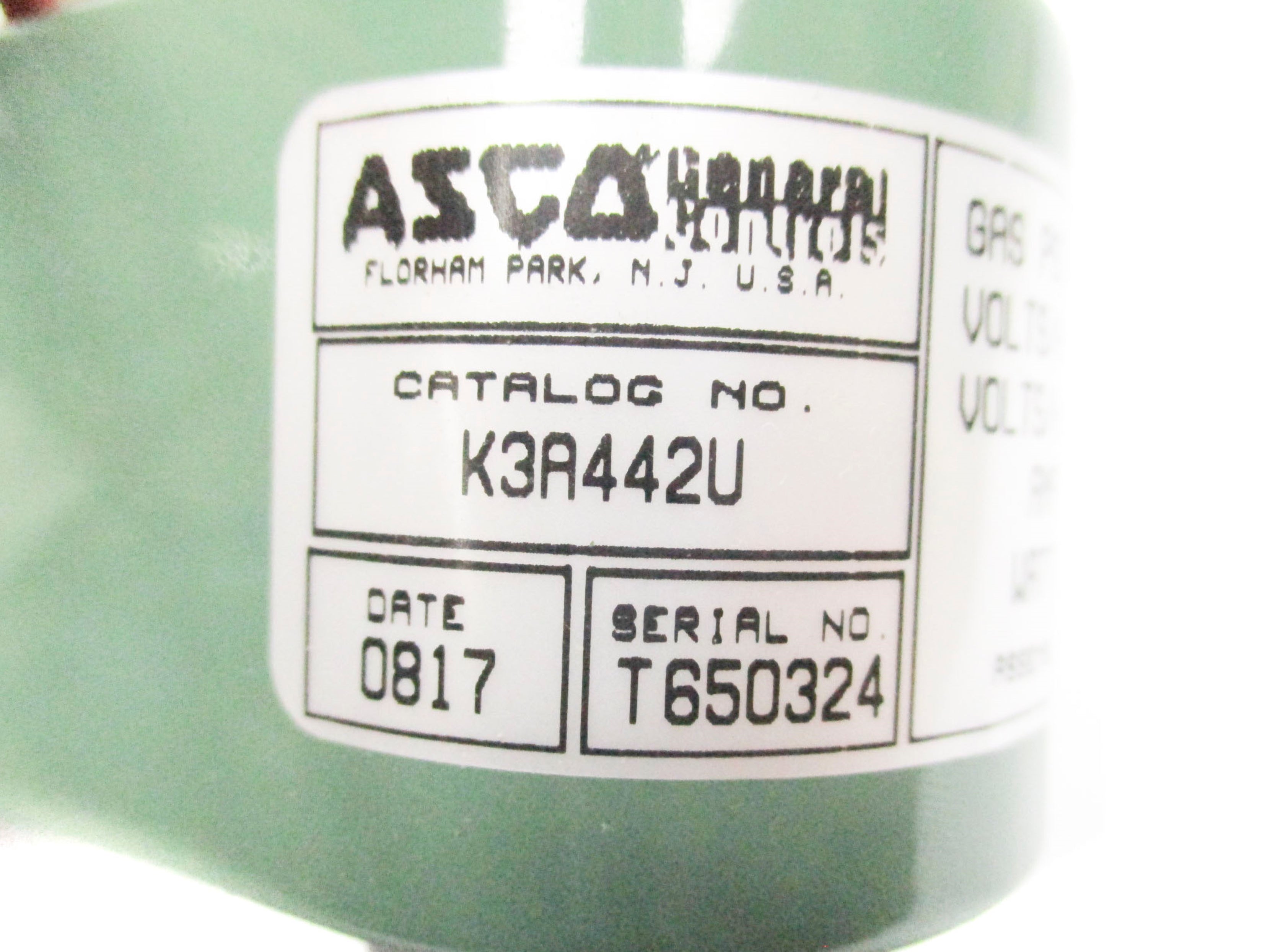 ASCO K3A442U 1/2PSI 110/120V NSMP