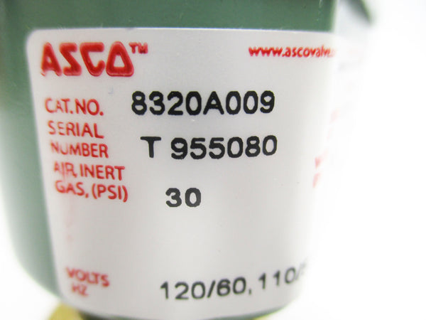 ASCO 8320A009 110/120V 30PSI 1/4" NSMP
