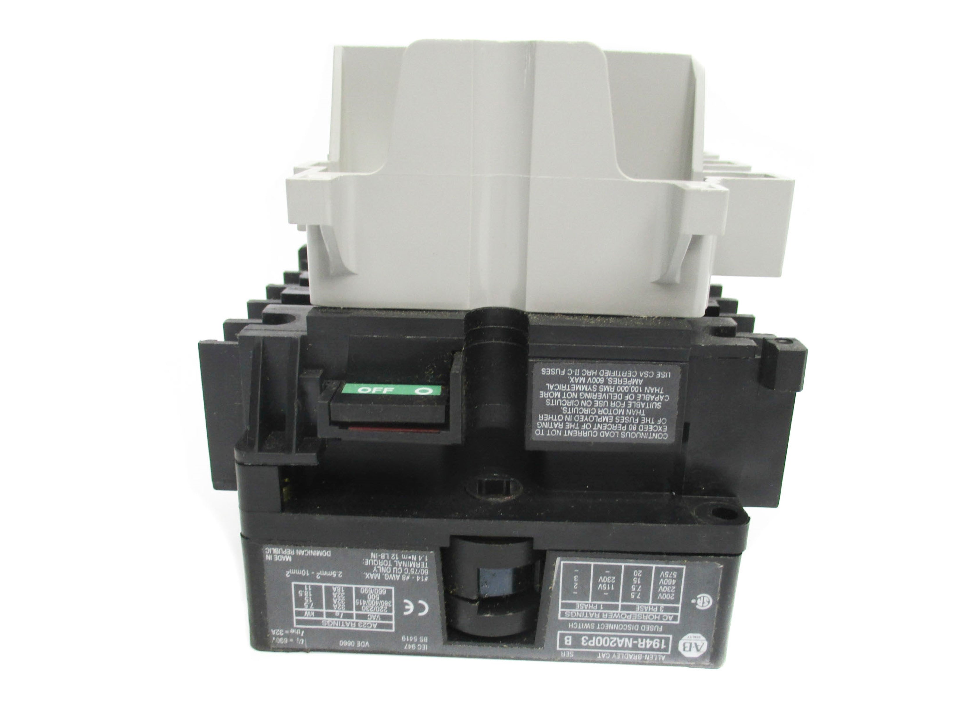 INDUSTRIAL SPARE PART 194R-NA200P3 SER. B UNMP