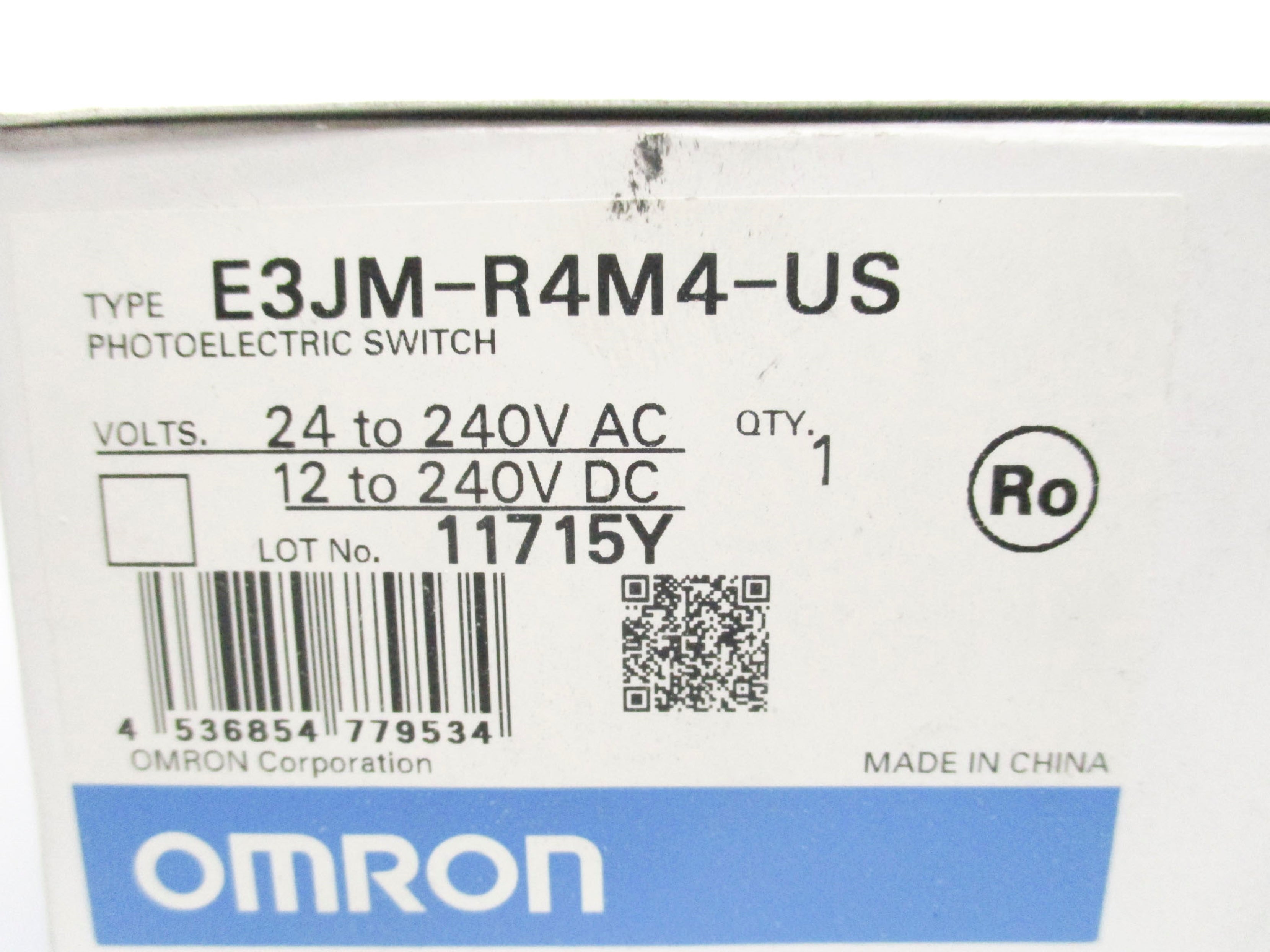 OMRON E3JM-R4M4-US 24-240VAC 3A NSMP