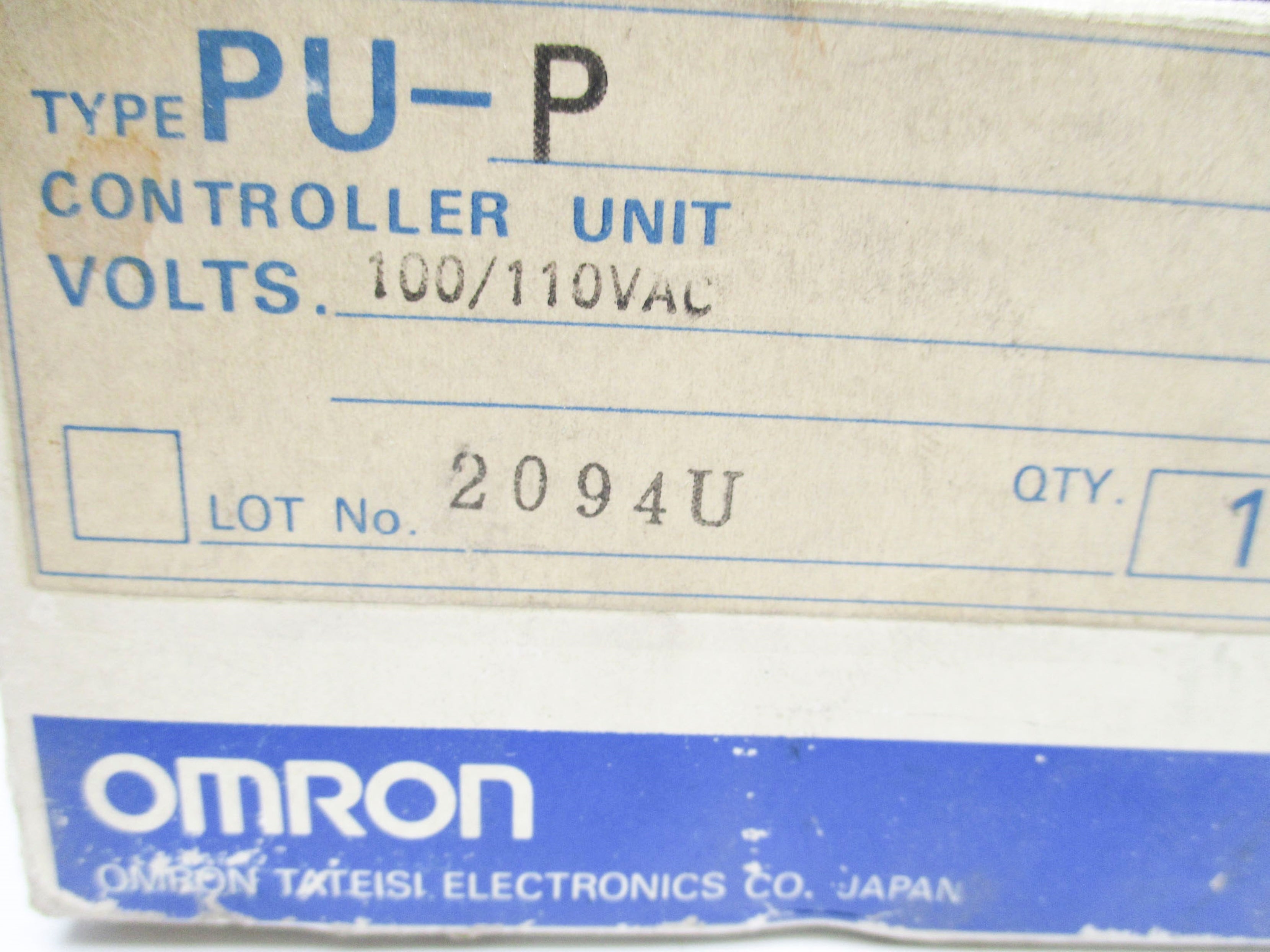 OMRON PU-P 100-110VAC 30A NSMP