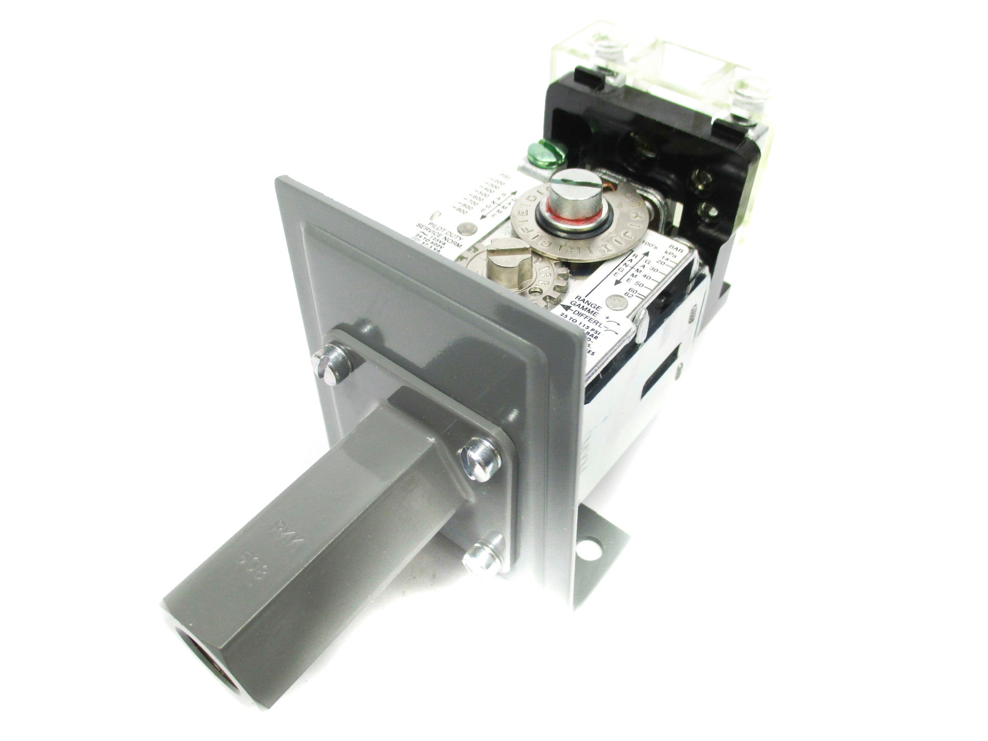 ALLEN BRADLEY 836-C12 SER. A 24-600V 200-900PSI (BR/WH) (AS PICTURED) NSMP