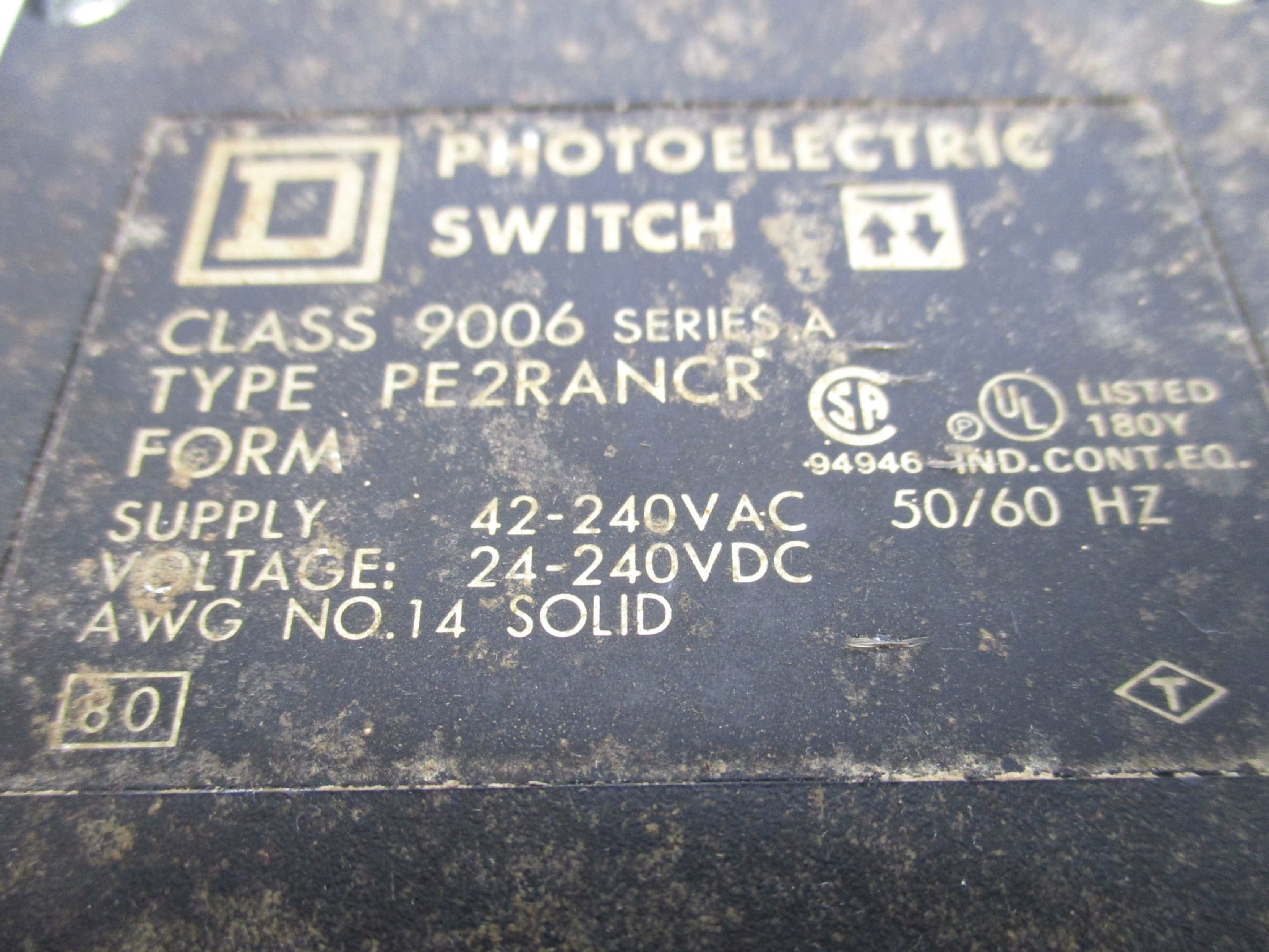 SQUARE D 9006PE2RANCR SER. A UNMP