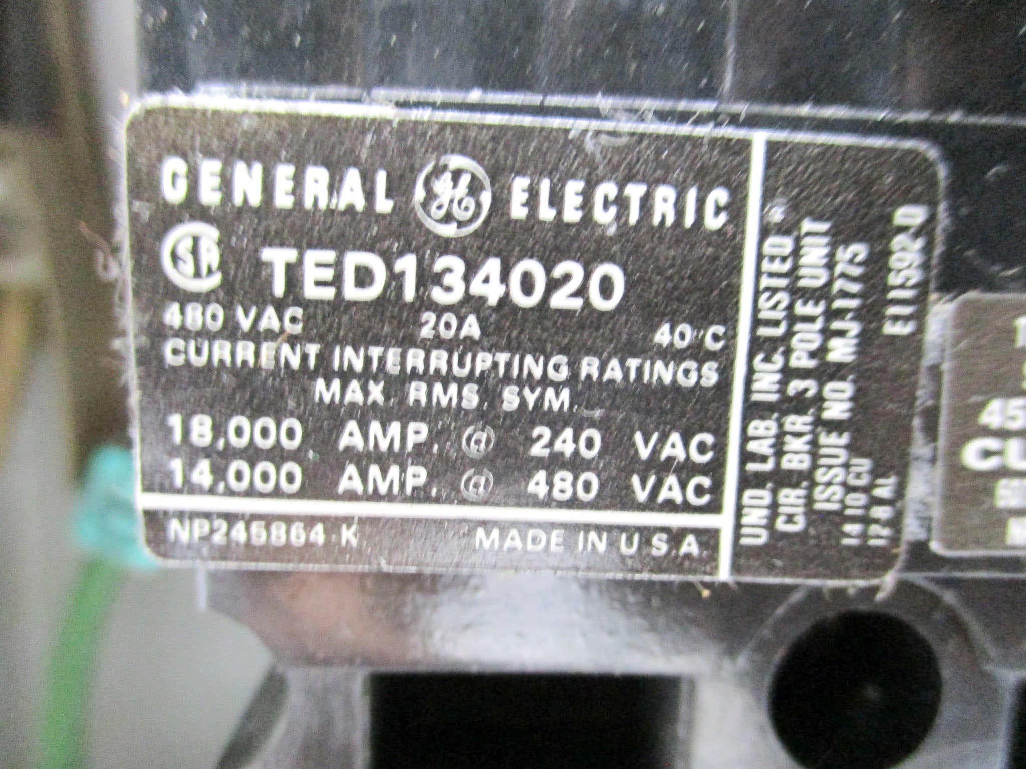 GENERAL ELECTRIC SB42ED4 (AS PICTURED) UNMP