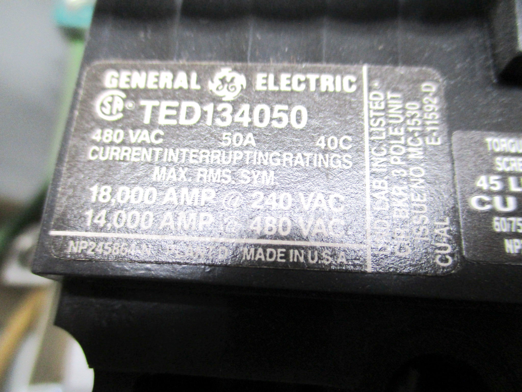 GENERAL ELECTRIC SB45ED4G (AS PICTURED) UNMP