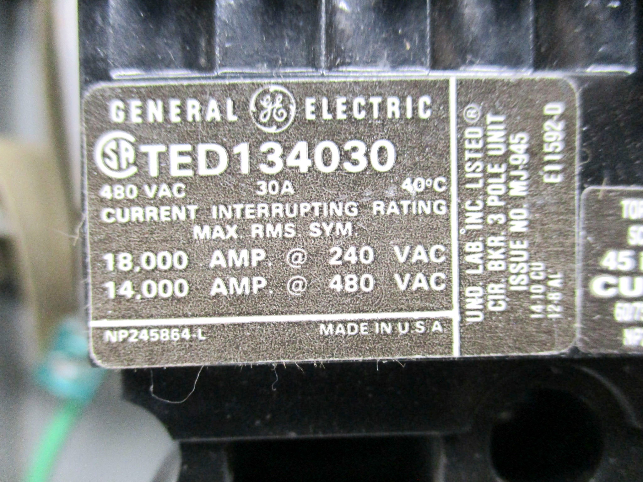 GENERAL ELECTRIC SB43ED4 (AS PITURED) UNMP