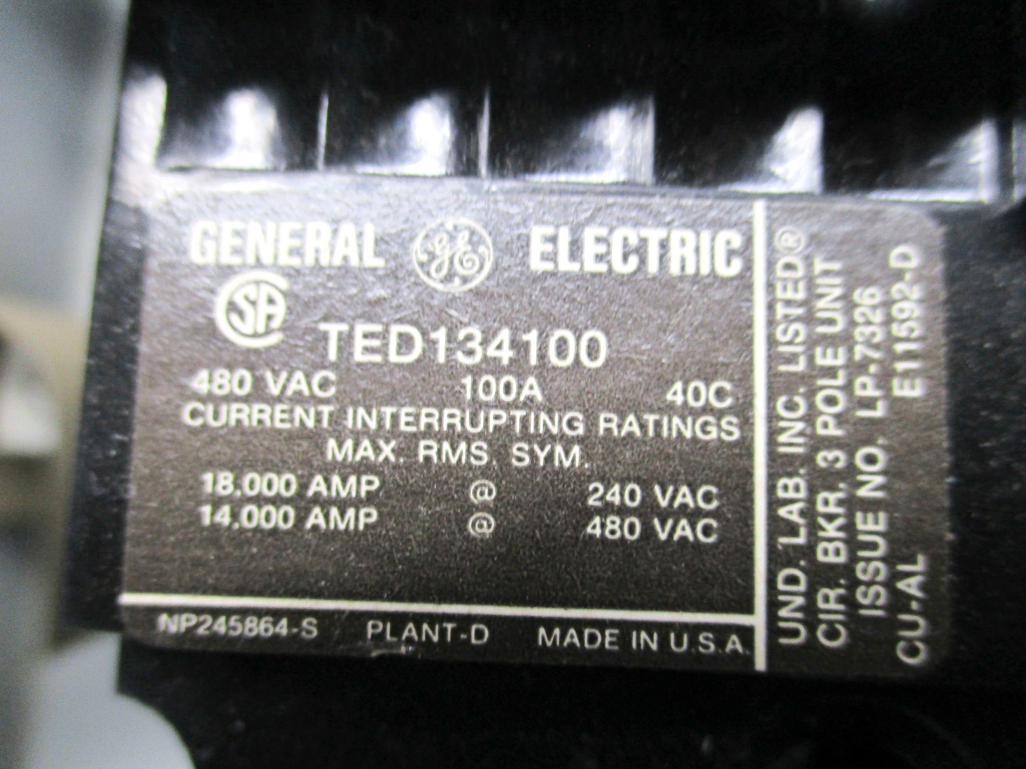 GENERAL ELECTRIC SB410ED4G NSNP