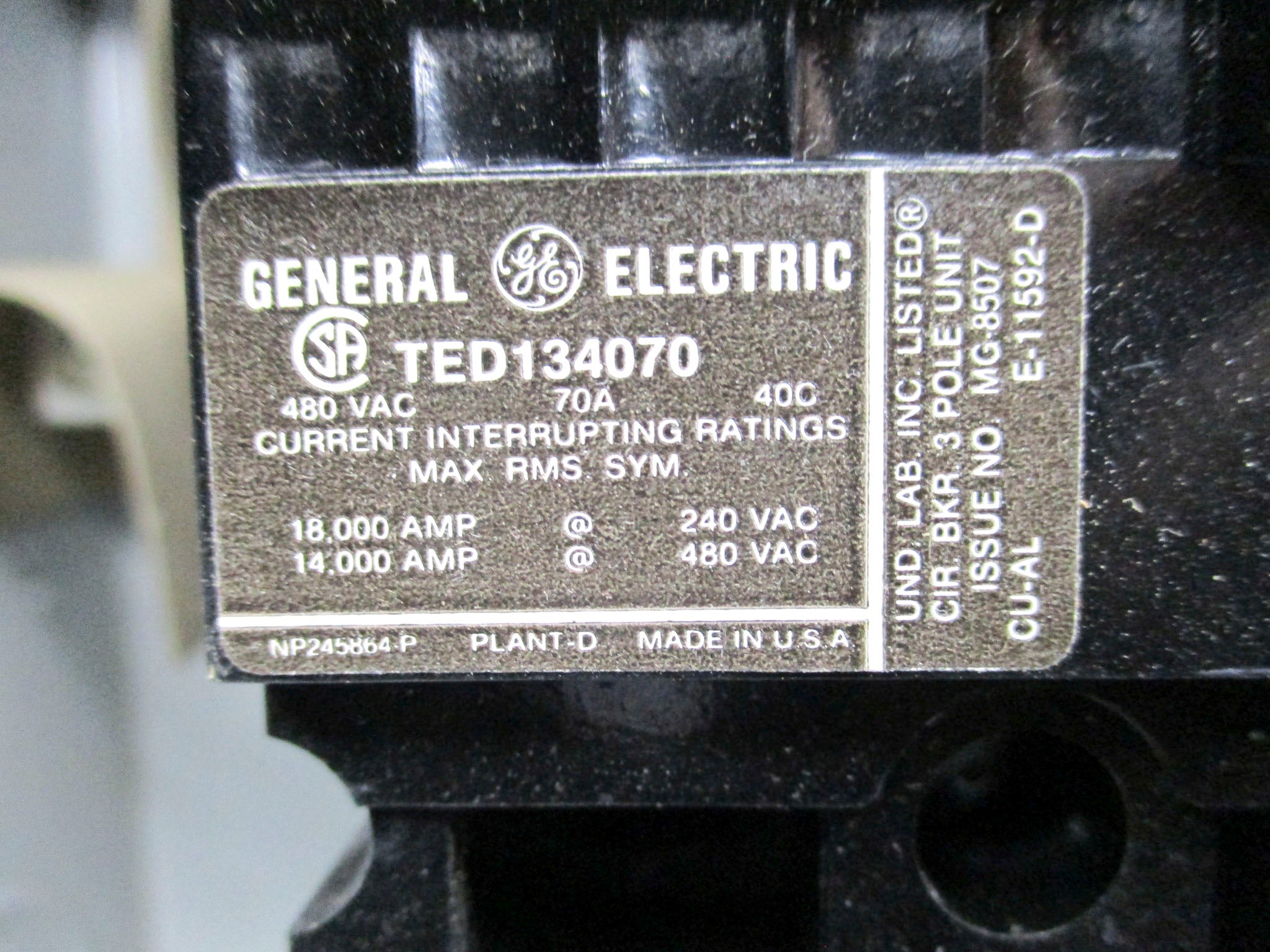 GENERAL ELECTRIC SB47ED4G NSNP