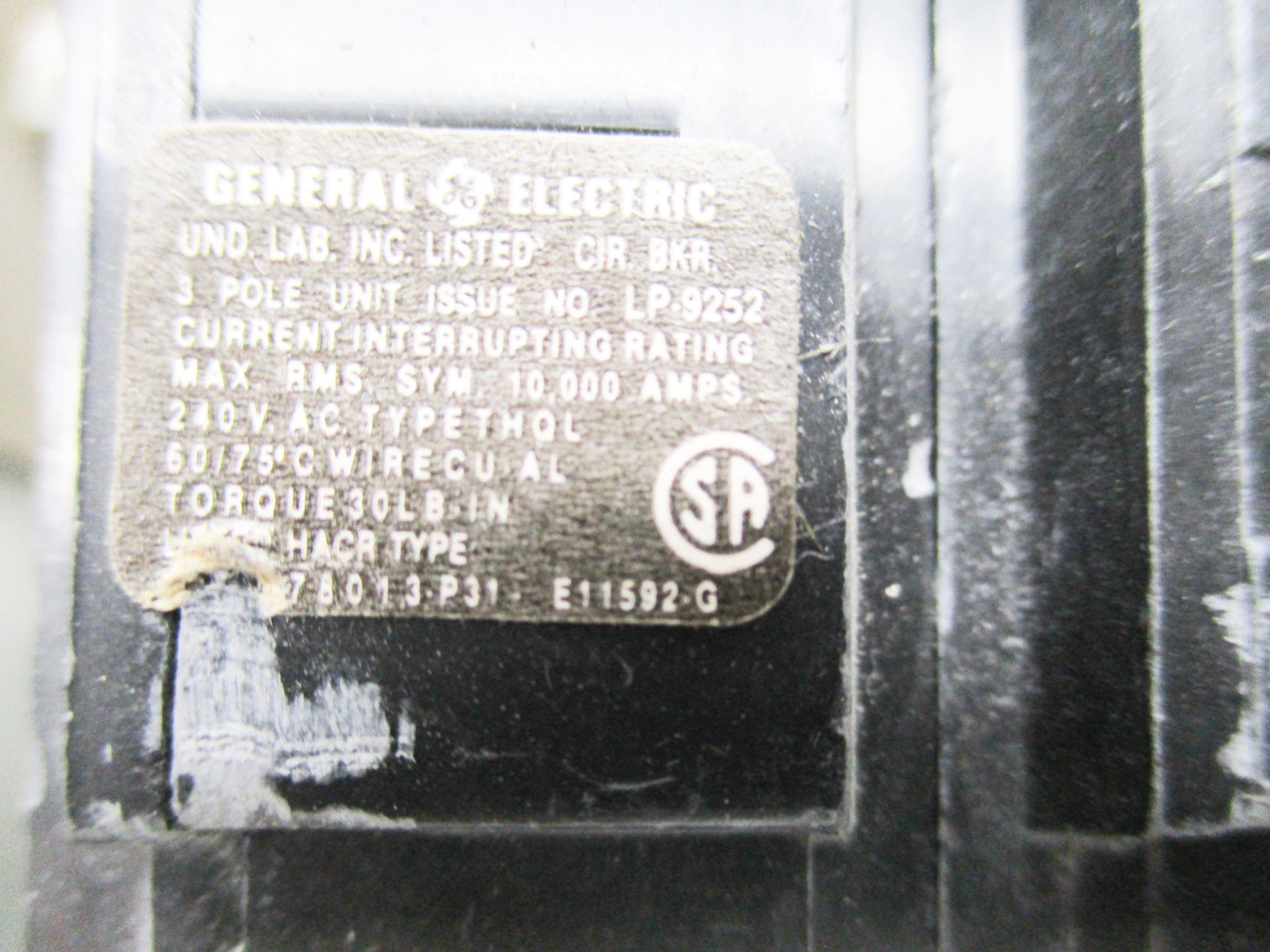 GENERAL ELECTRIC DFPTQLX4G UNMP