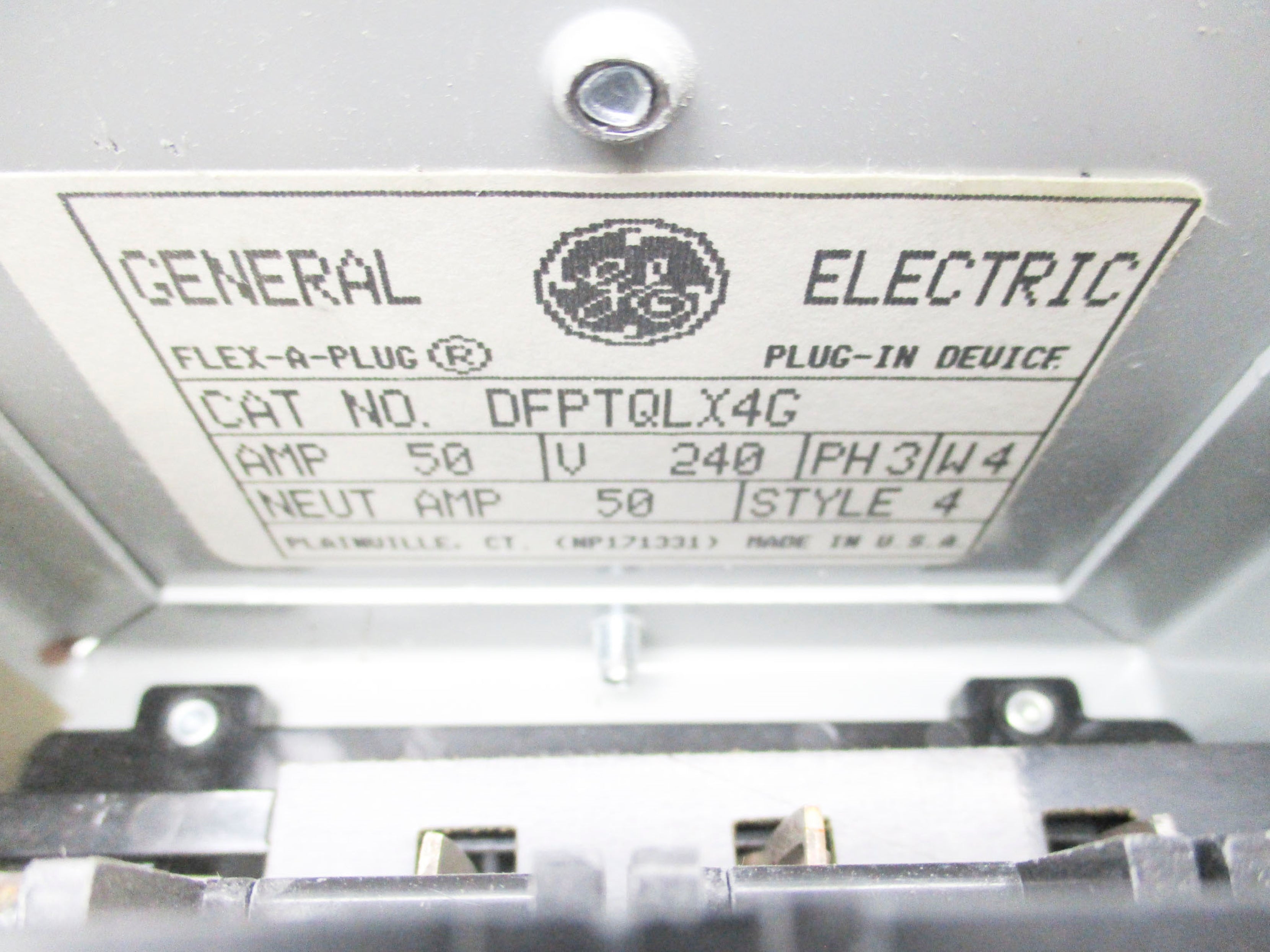 GENERAL ELECTRIC DFPTQLX4G UNMP