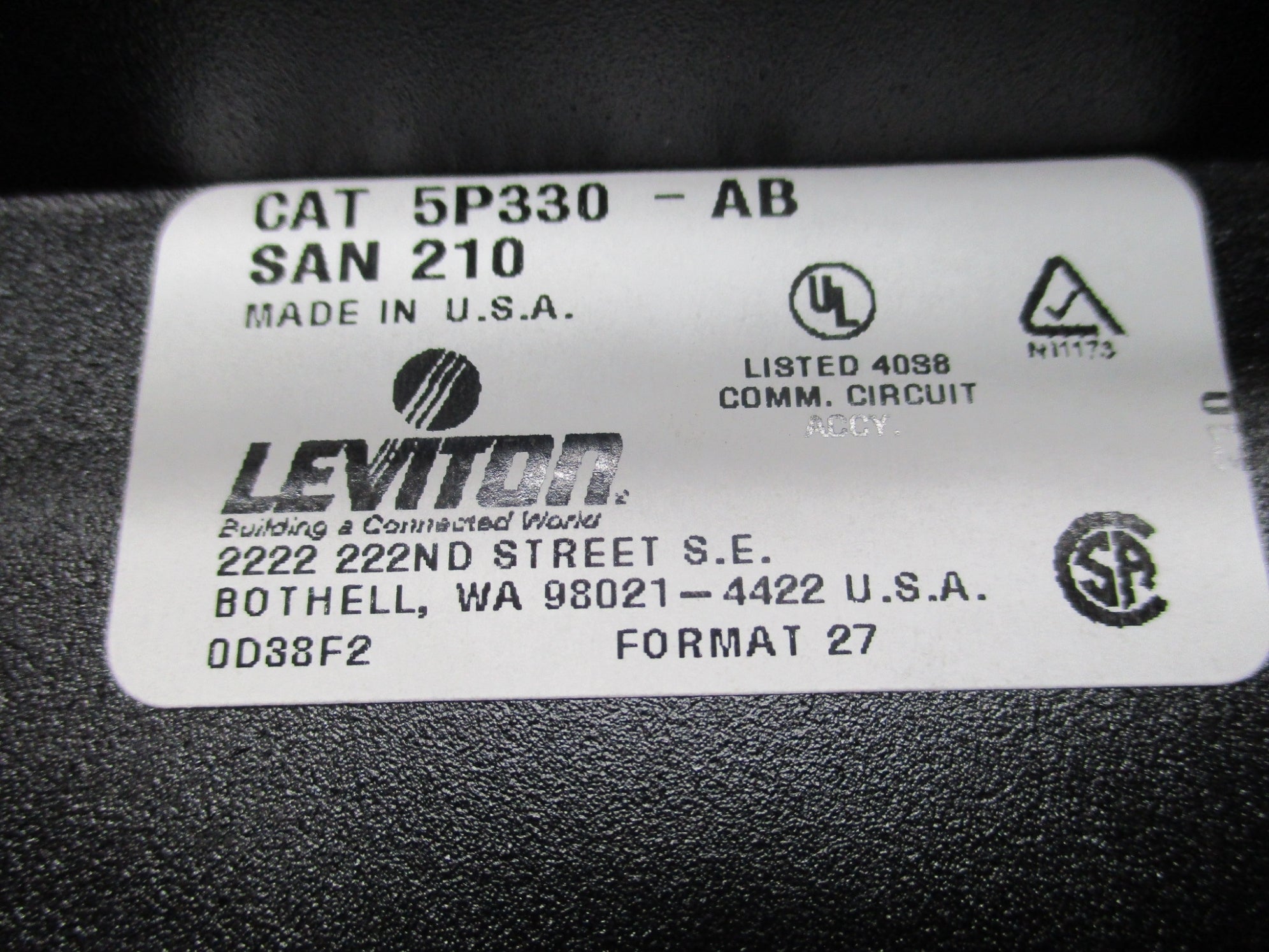 LEVITON 210-5P330-AB NSMP