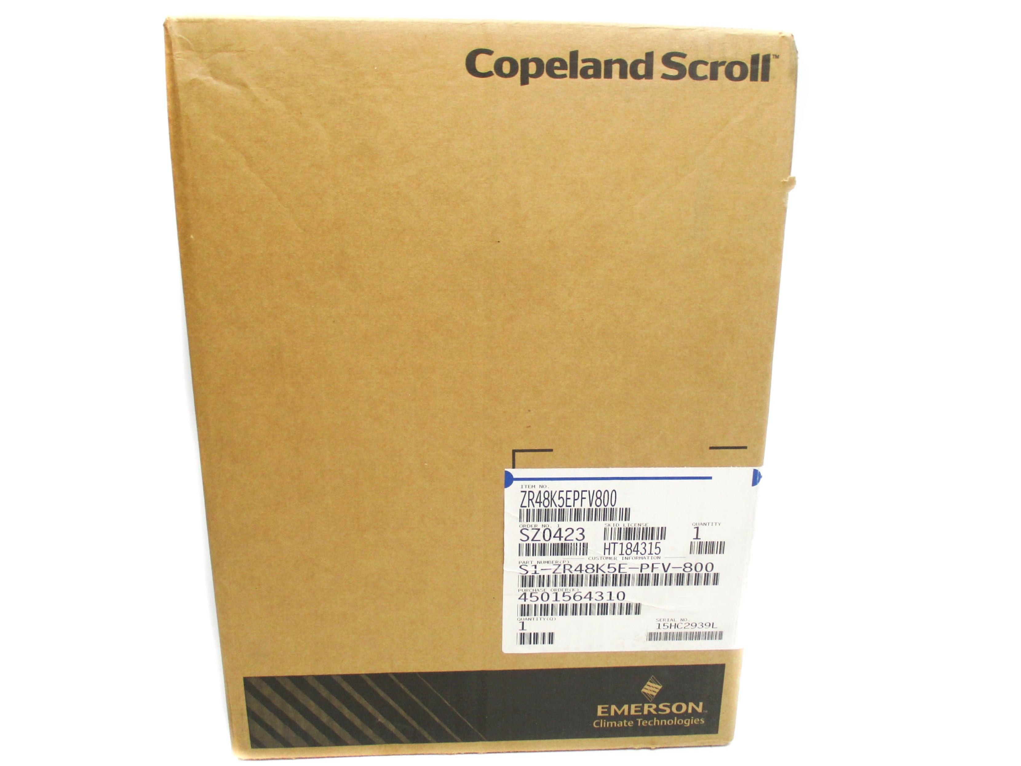 COPELAND ZR48K5EPFV800 NSFS