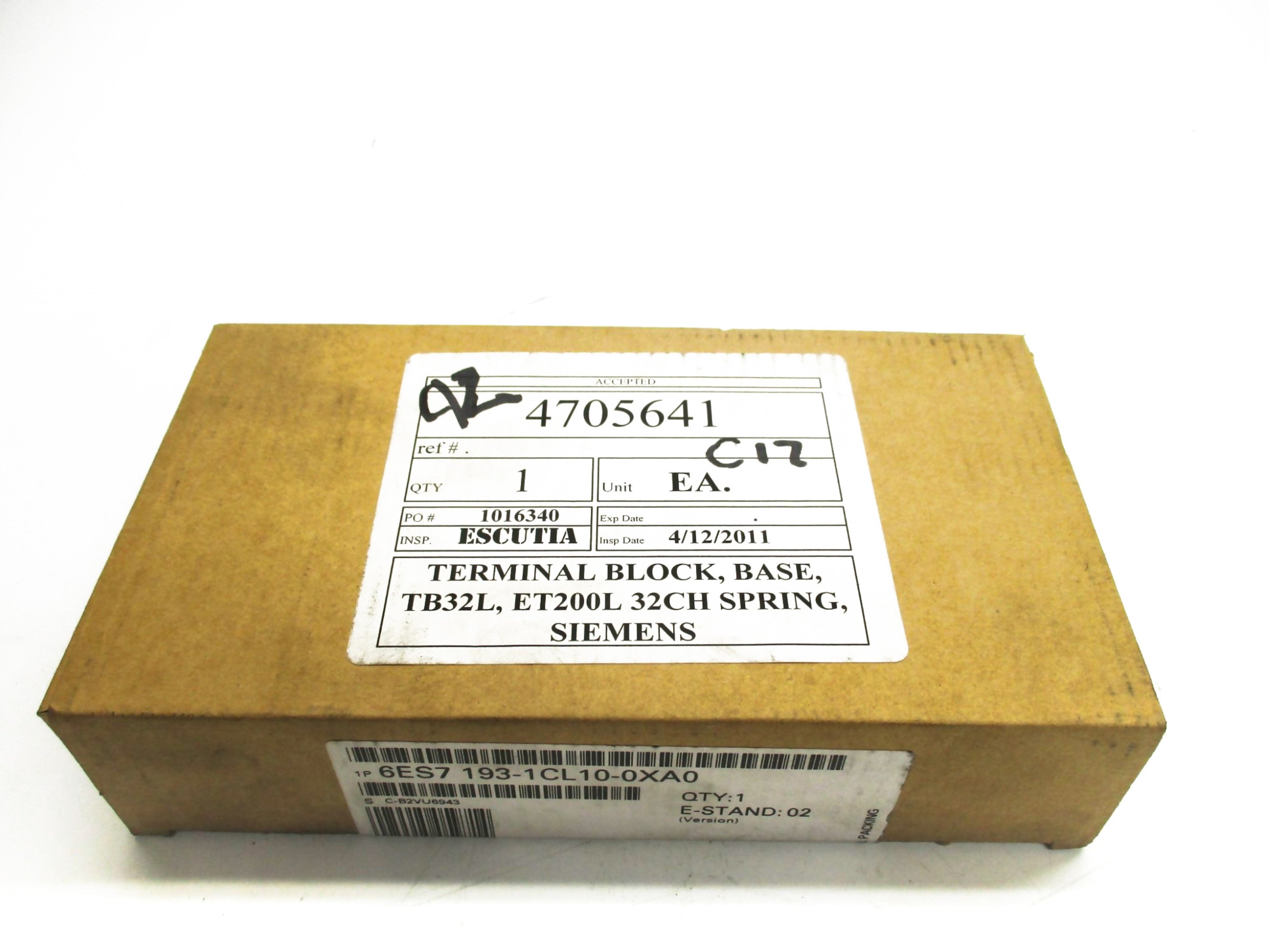 SIEMENS 6ES7193-1CL10-0XA0 NSFS