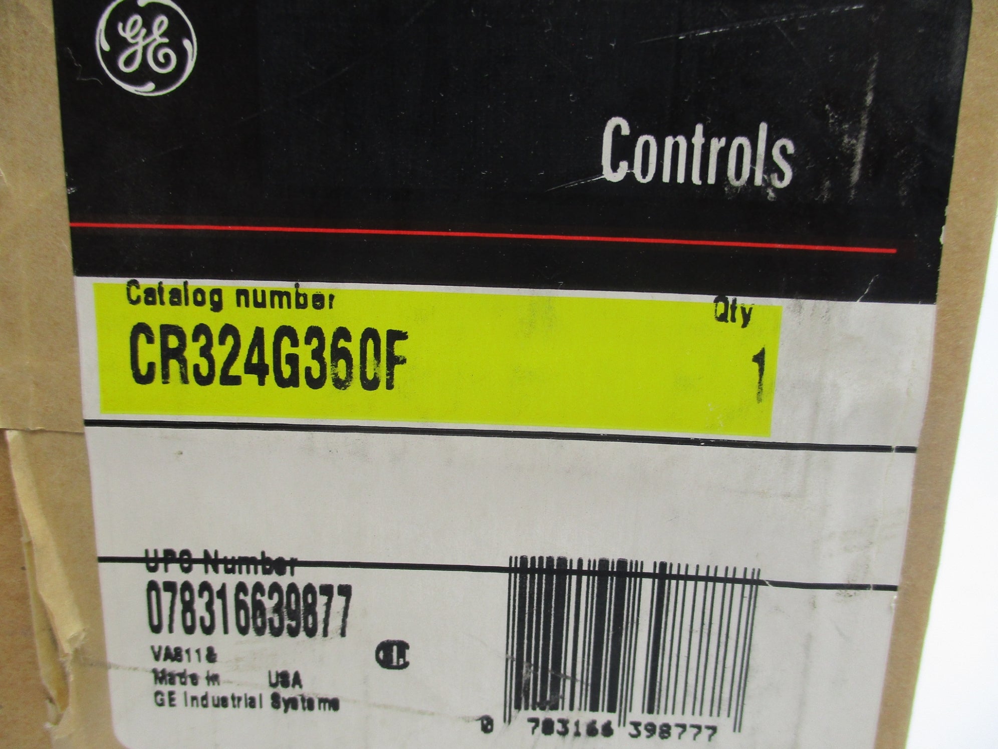 GENERAL ELECTRIC CR324G360F UNMP