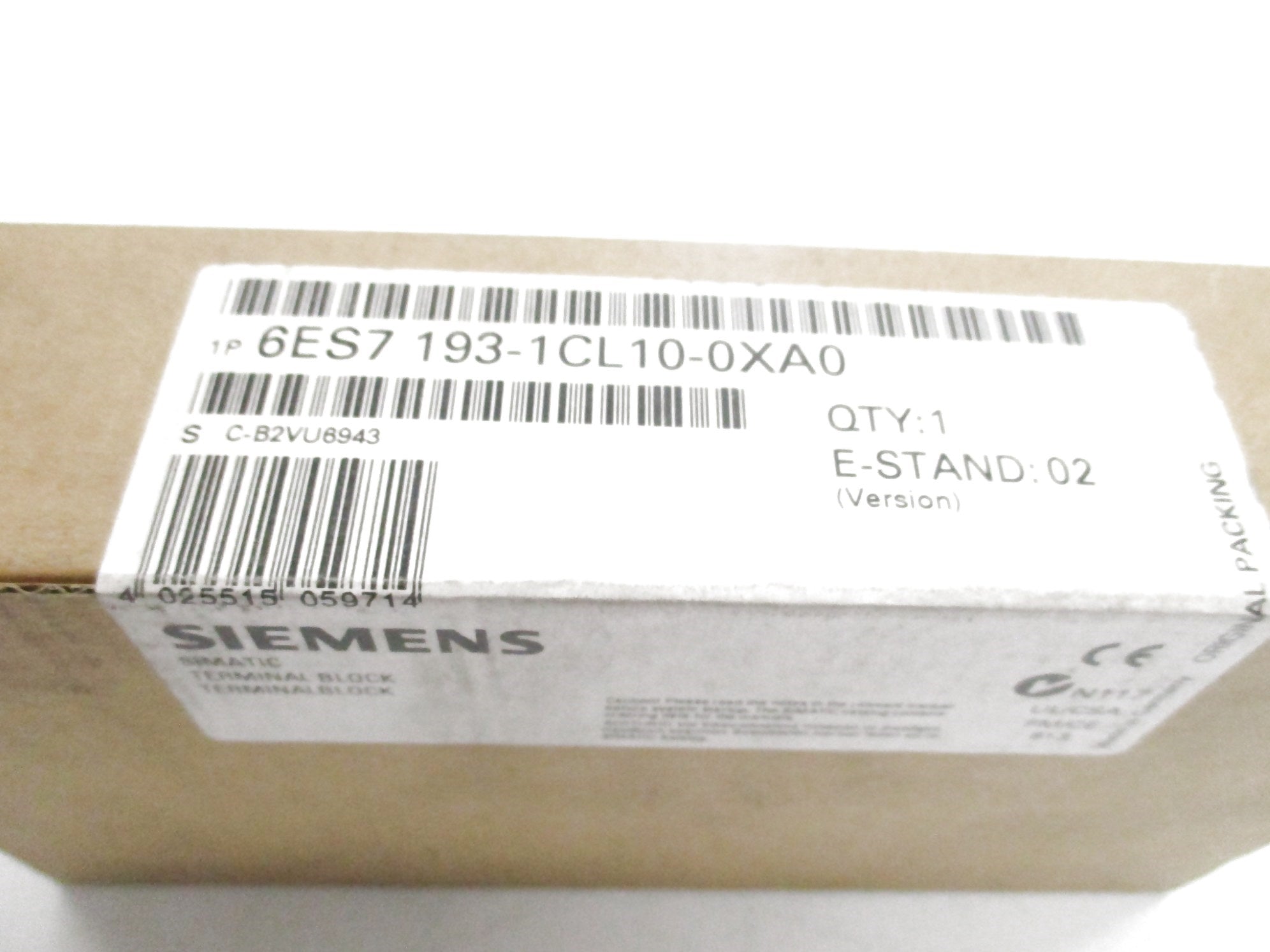 SIEMENS 6ES7193-1CL10-0XA0 NSFS