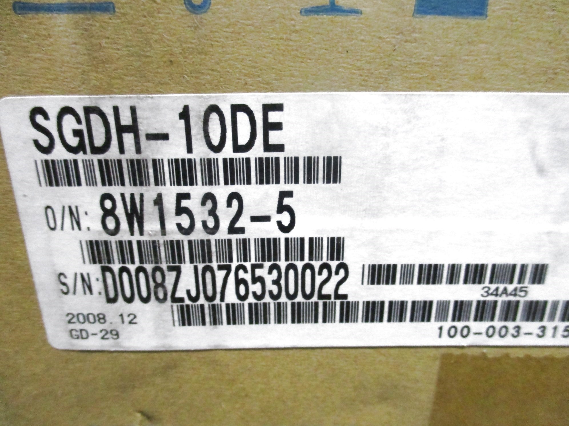 YASKAWA SGDH-10DE NSMP