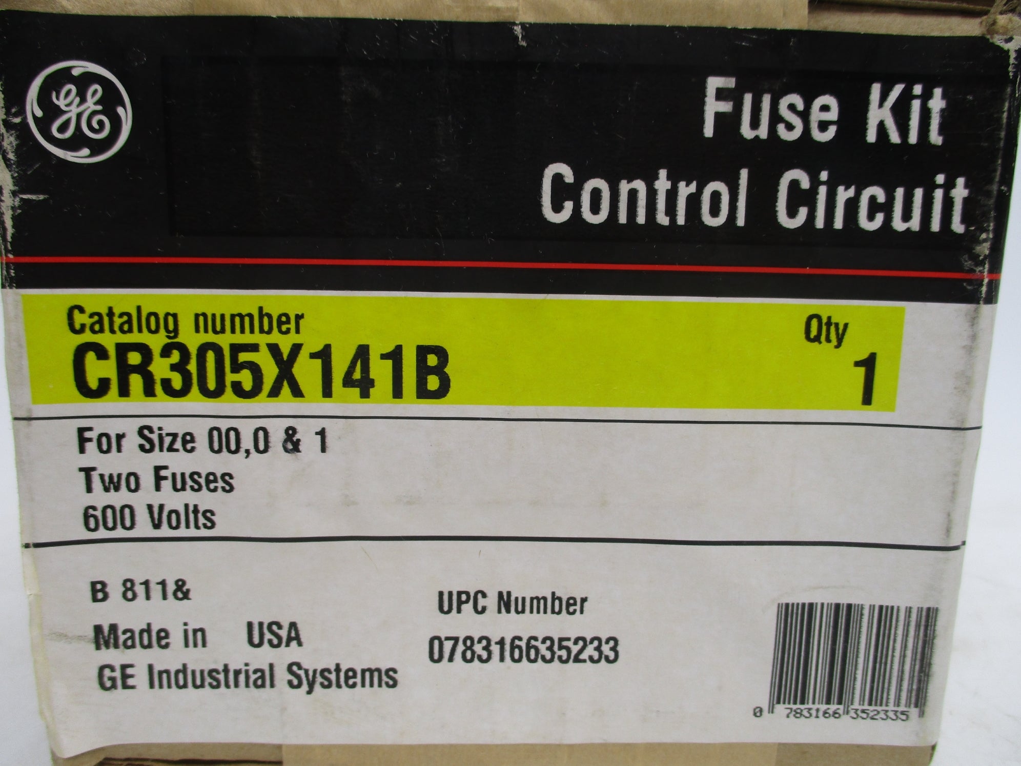 GENERAL ELECTRIC CR305X141B 600V NSFS