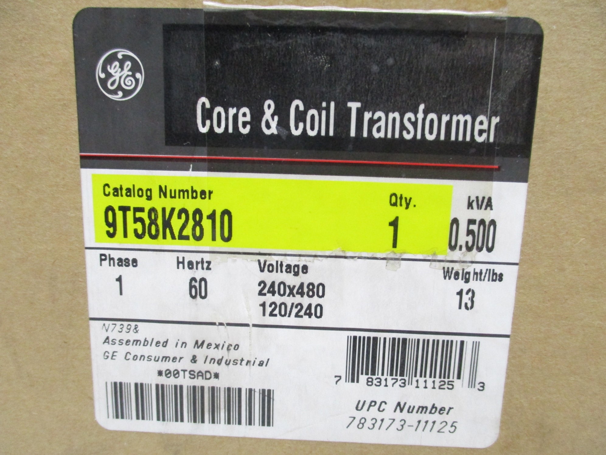 GENERAL ELECTRIC 9T58K2810 NSMP