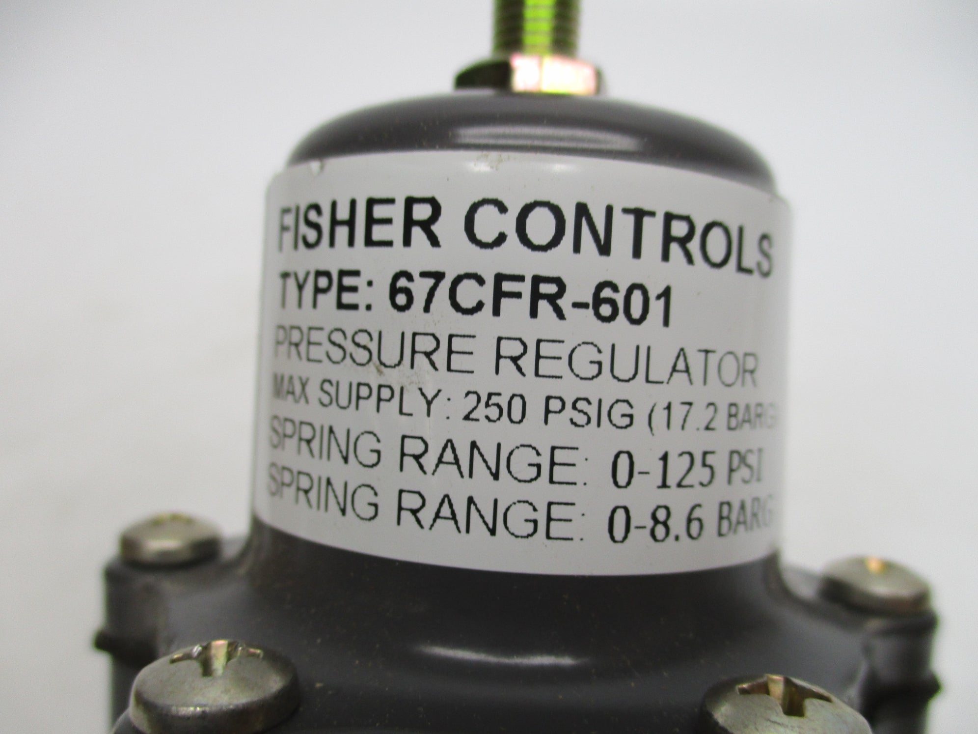 FISHER 67CFR-601 0-125 PSI NSMP