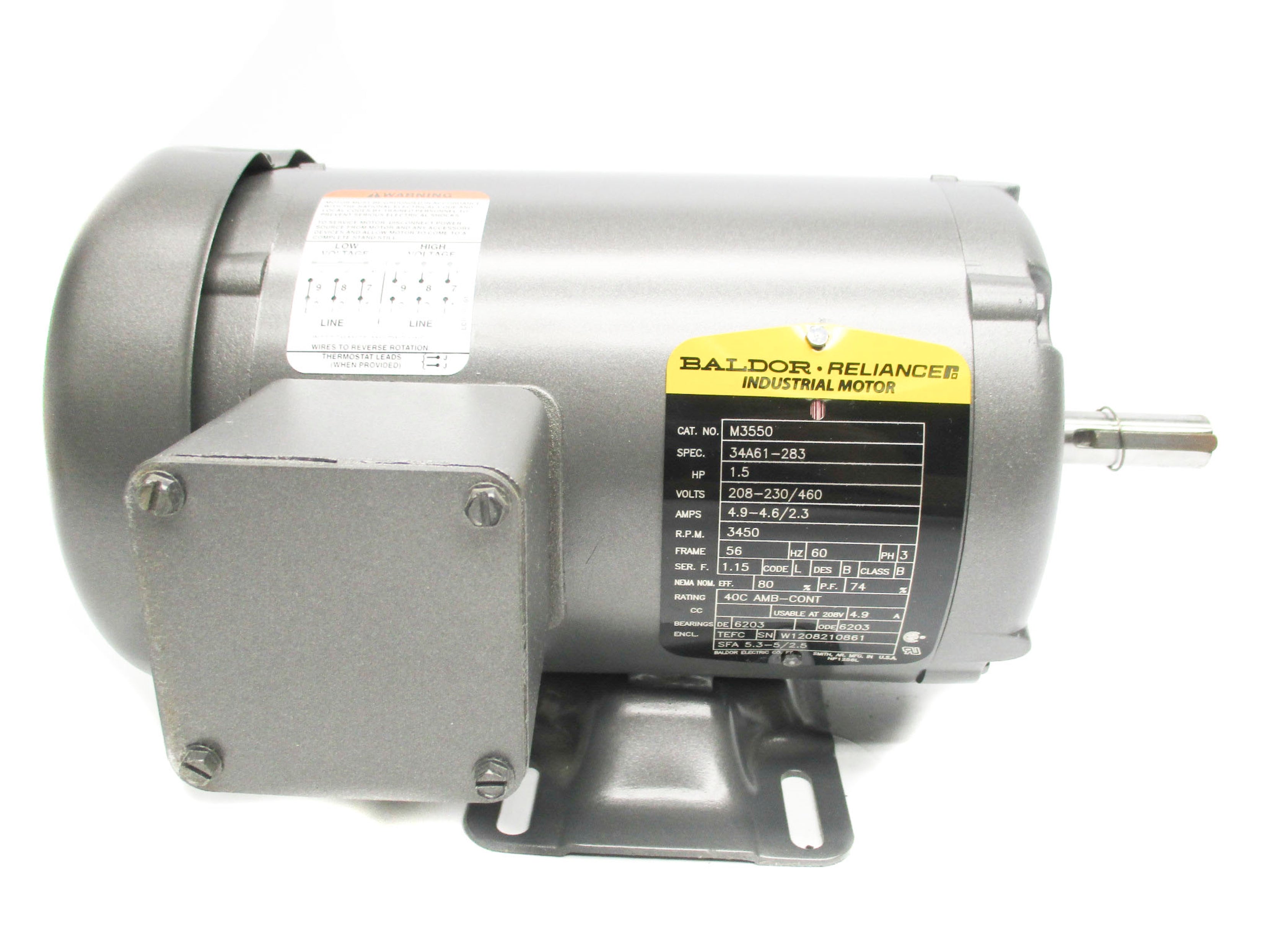 BALDOR M3550 NSNP