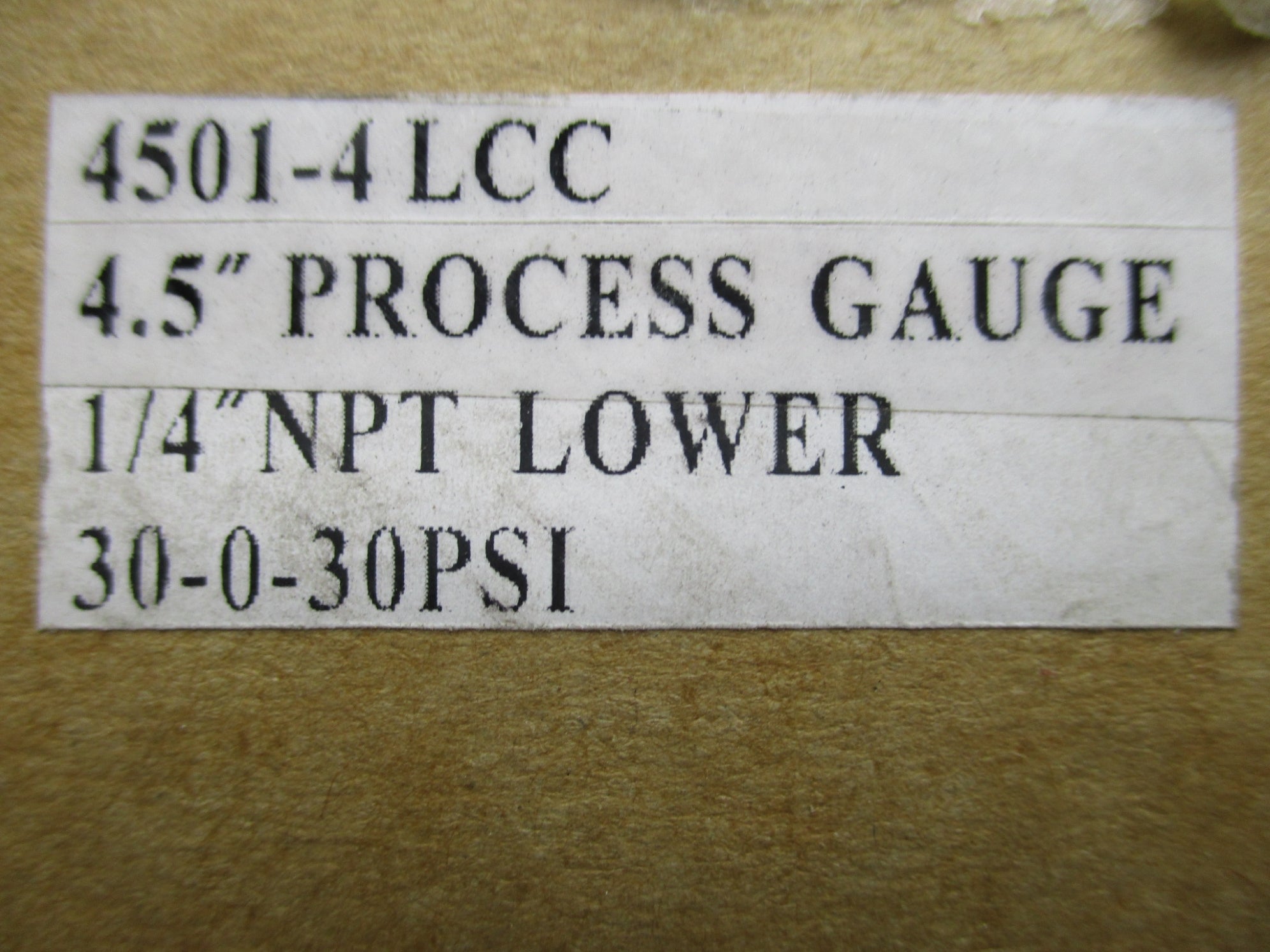 PIC  4501-4LCC 30-0-30PSI NSMP