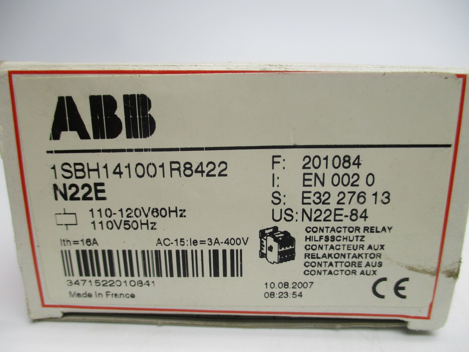 ABB 1SBH141001R8422 110-120V/60HZ 110V/50HZ NSMP