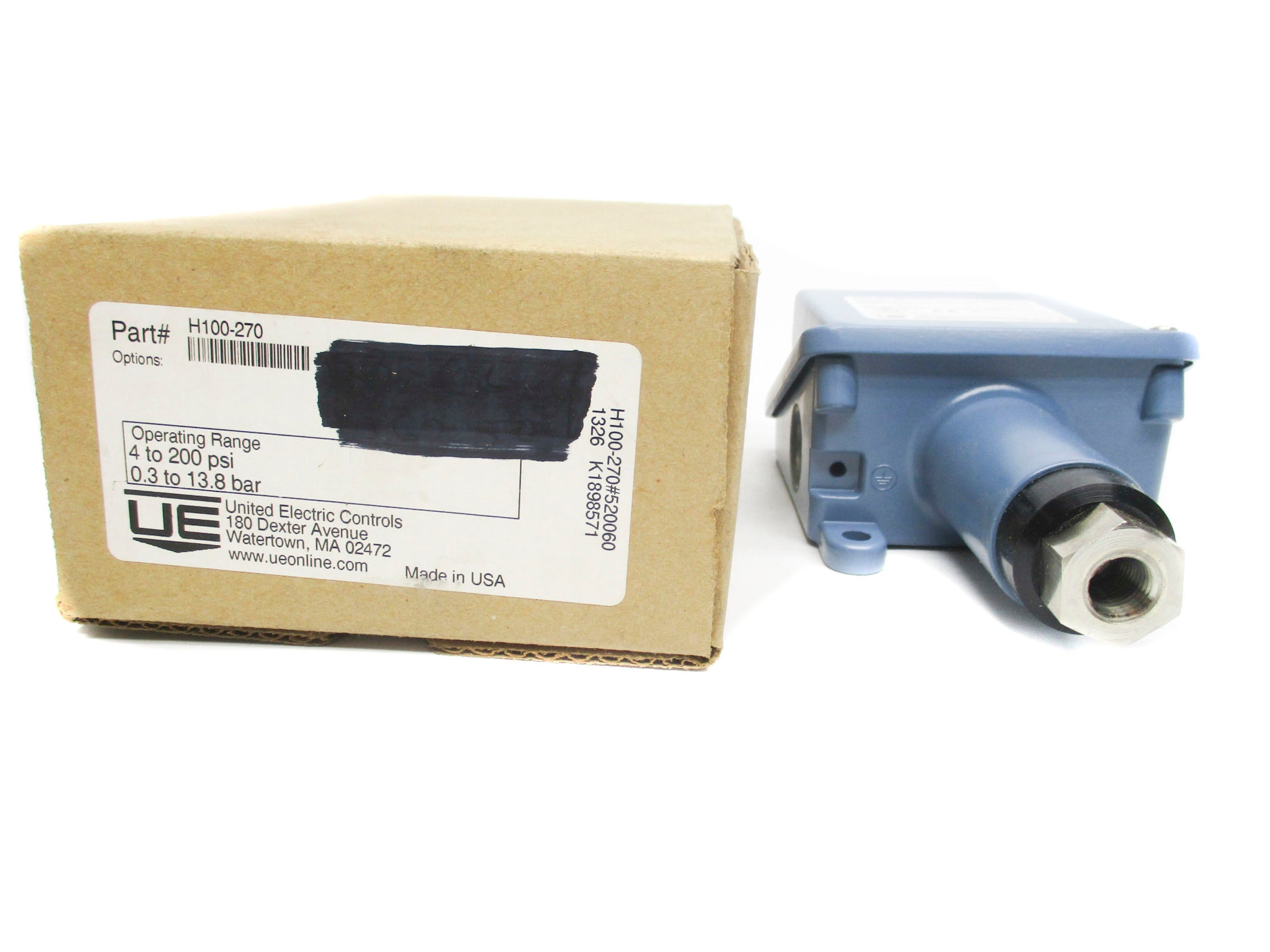 UNITED ELECTRICAL CONTROL H100-270 NSMP