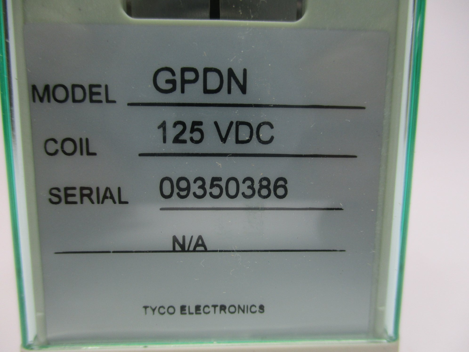 TYCO ELECTRONICS GPDN NSMP