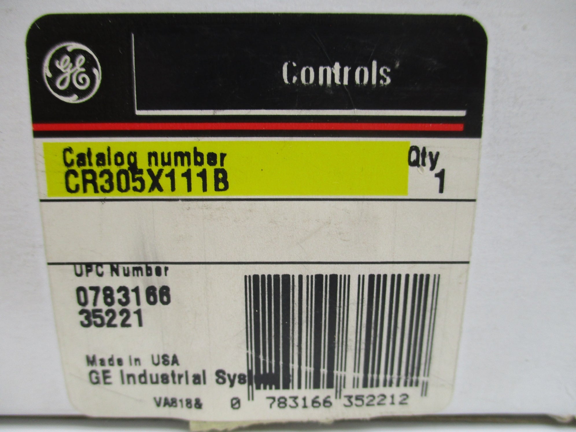 GENERAL ELECTRIC CR305X111B NSMP