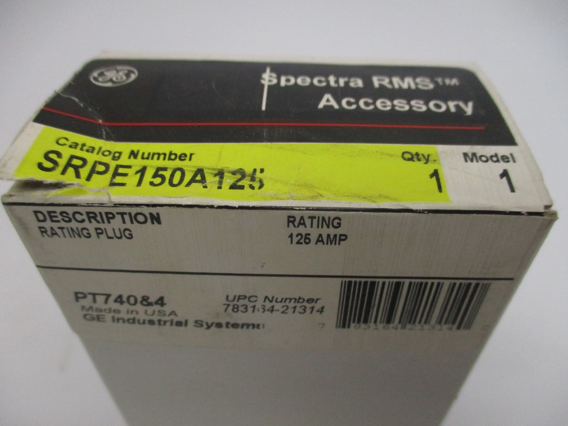 GENERAL ELECTRIC SRPE150A125 NSFS