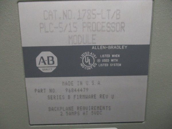 ALLEN BRADLEY 1785LT SER. B DATE:1992 (NO KEY) UNMP