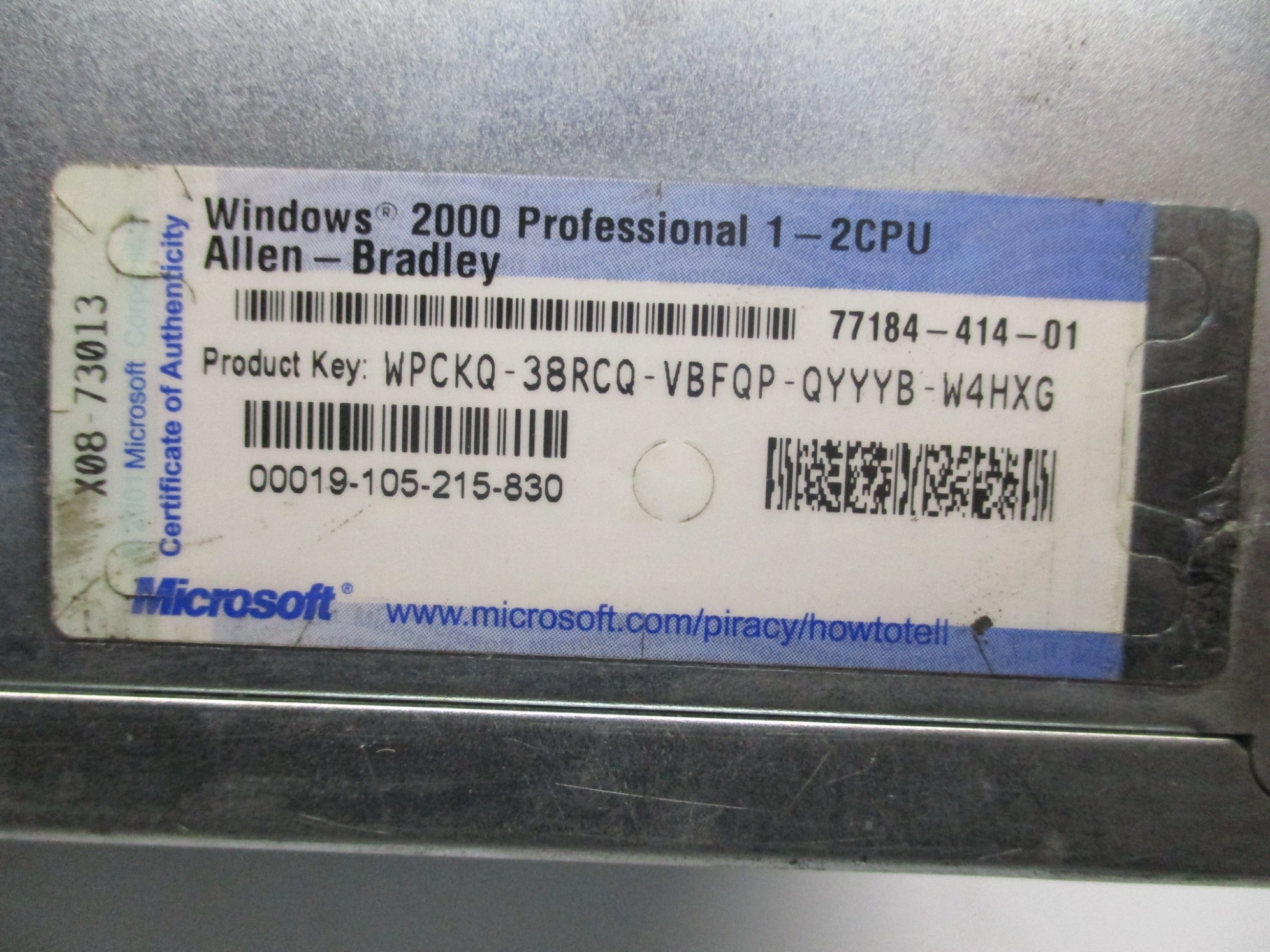 ALLEN BRADLEY 6180W-15BP2KH SER. A UNMP