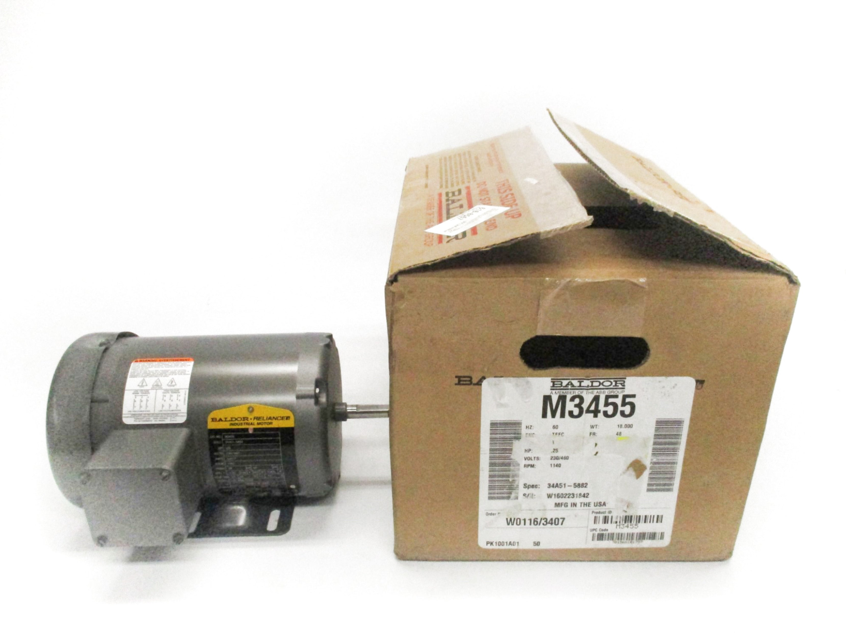 BALDOR M3455 NSMP