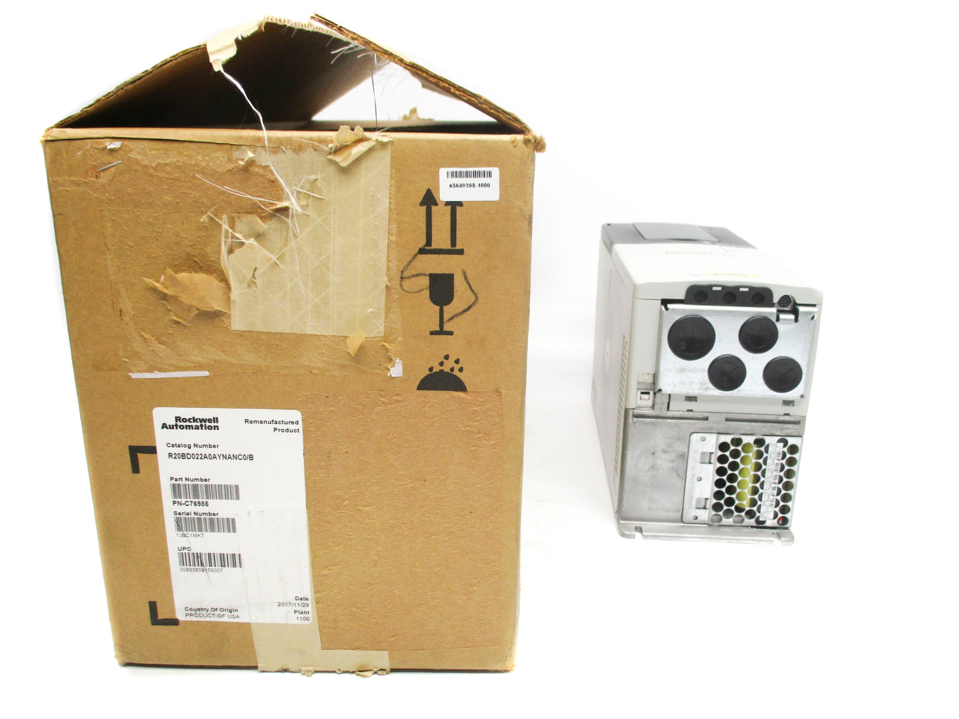 ALLEN BRADLEY 20BD022A0AYNANC0 SER. B F/W 10.003 REMAN