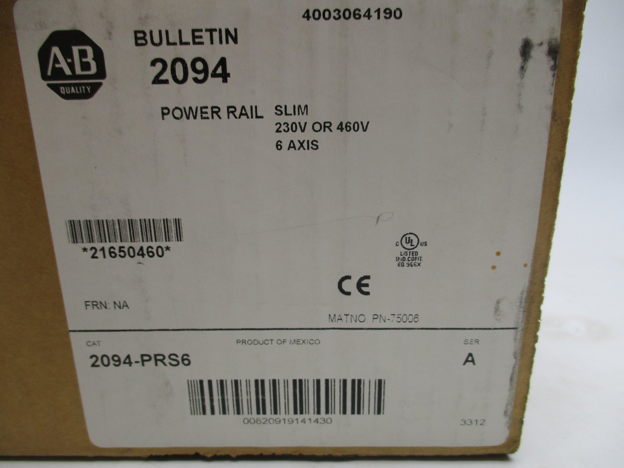 ALLEN BRADLEY 2094-PRS6 SER. A NSFS