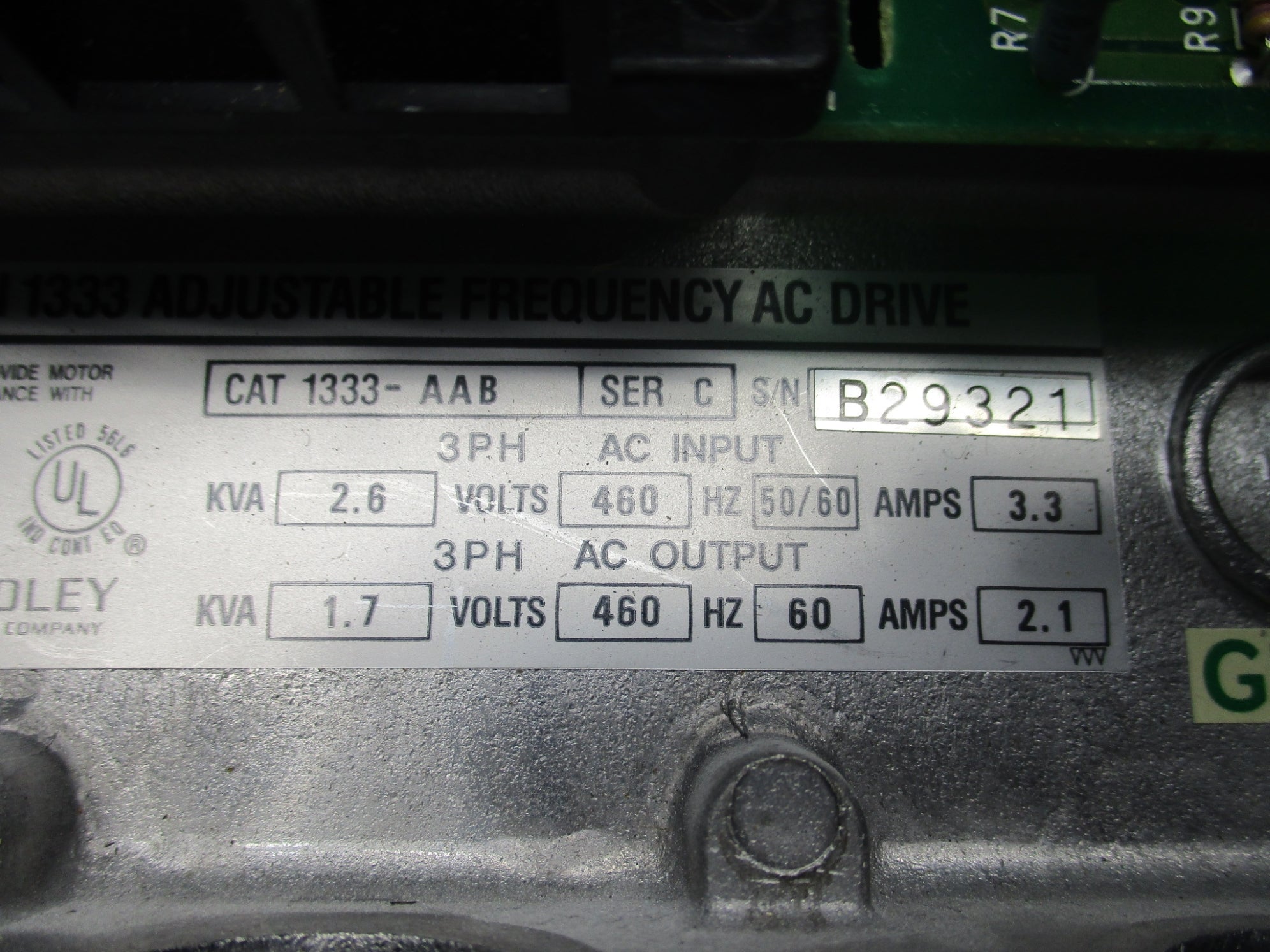 ALLEN BRADLEY 1333-AAB SER. C NSNP