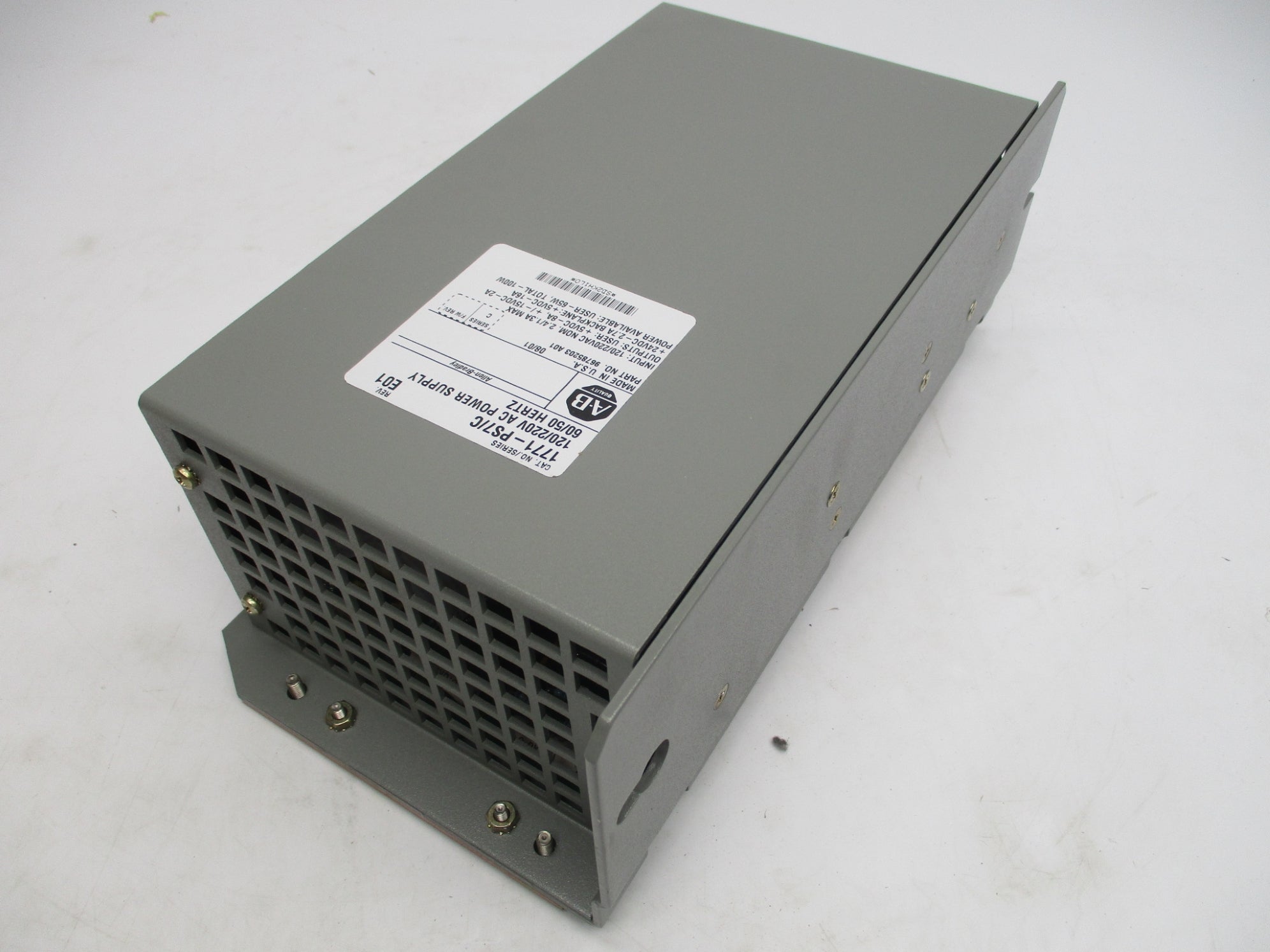 ALLEN BRADLEY 1771-PS7 SER. C NSMP