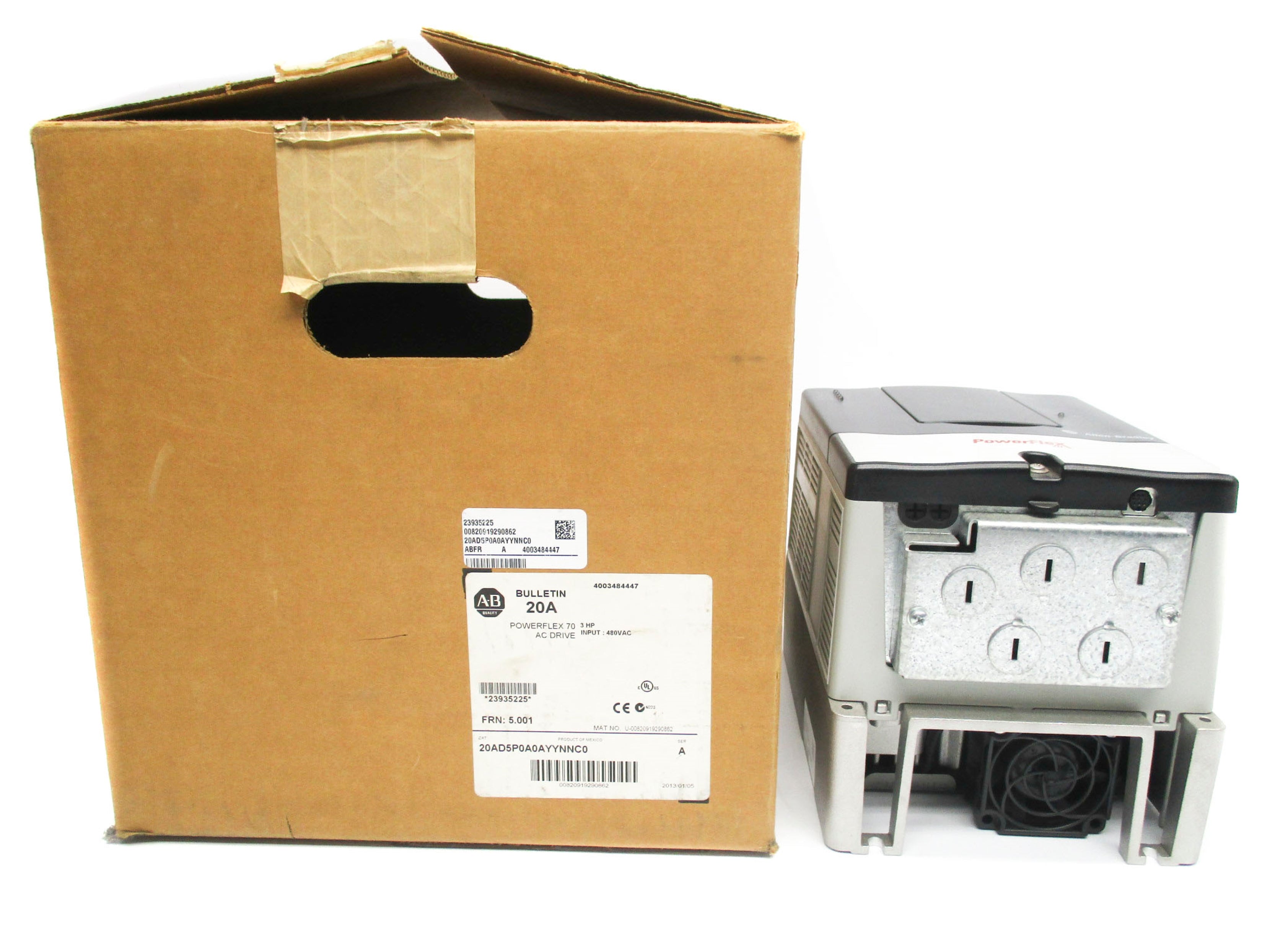 INDUSTRIAL SPARE PART 20AD5P0A0AYYNNC0 SER. C F/W 5.001 DATE:2013 NSMP