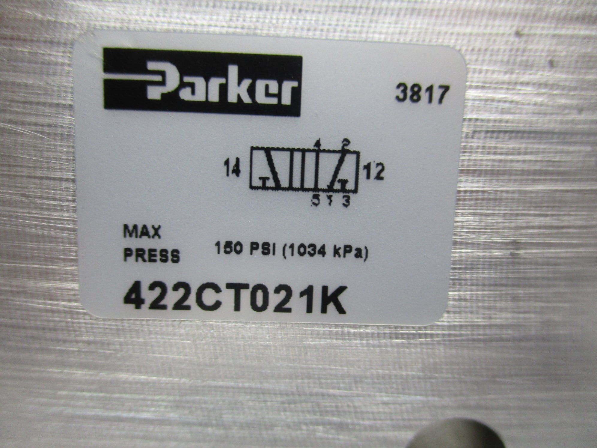PARKER 422CT021K 150PSI UNMP